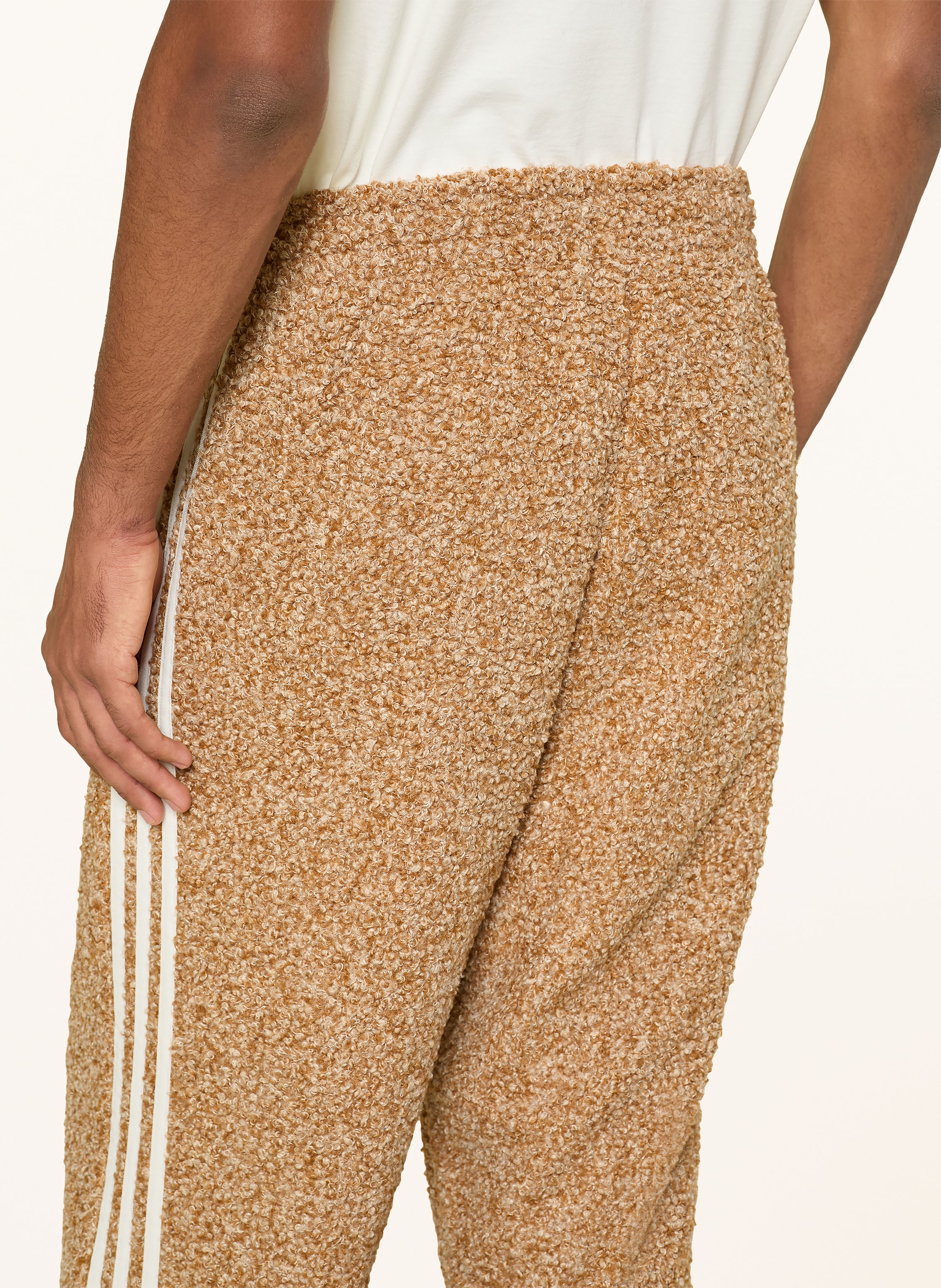 Thumbnail - Adidas Originals Sweatpants Aus Bouclé beige