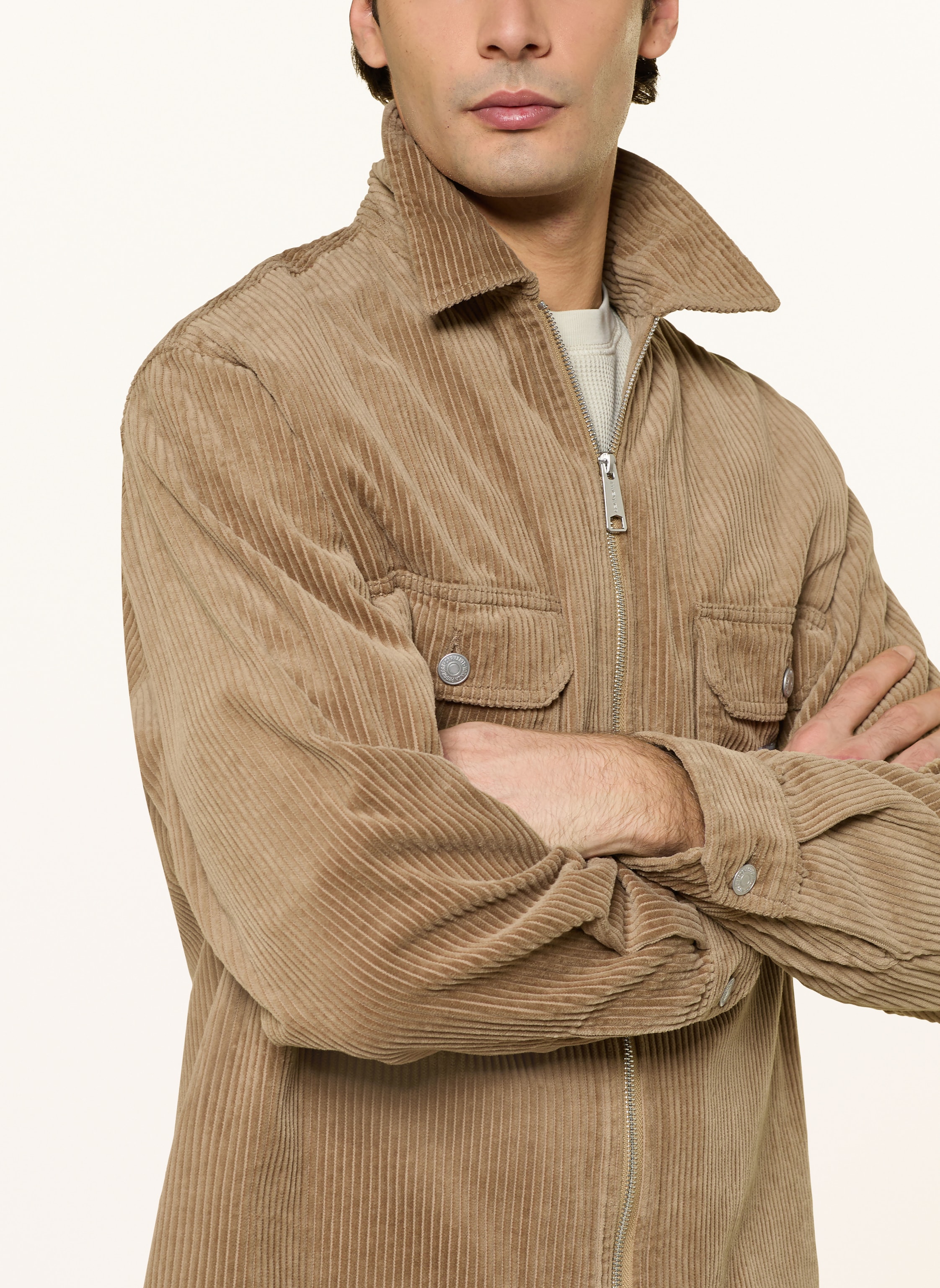Thumbnail - Carhartt Wip Cord-Overjacket Reynold beige