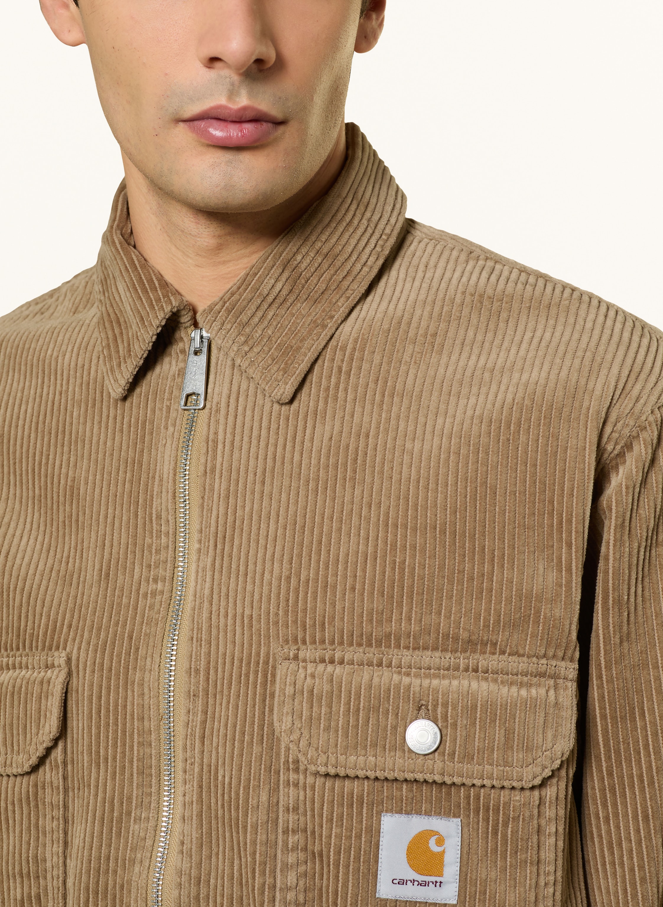 Thumbnail - Carhartt Wip Cord-Overjacket Reynold beige