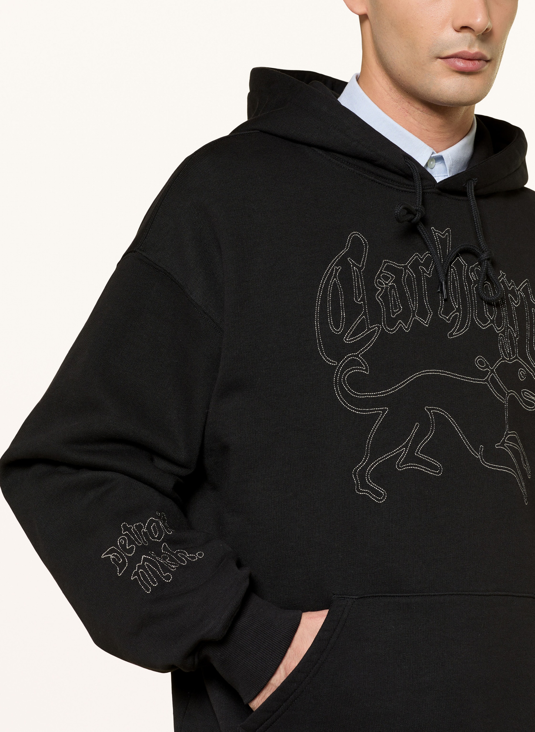 Thumbnail - Carhartt Wip Hoodie Hackwork schwarz