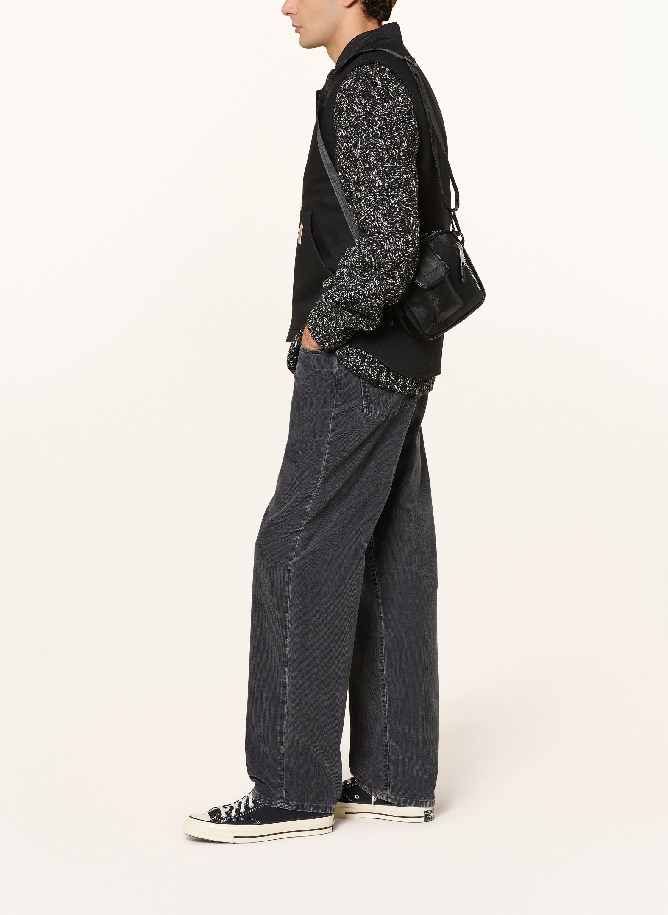 Thumbnail - Carhartt Wip Cordhose Aaron Regular Fit schwarz