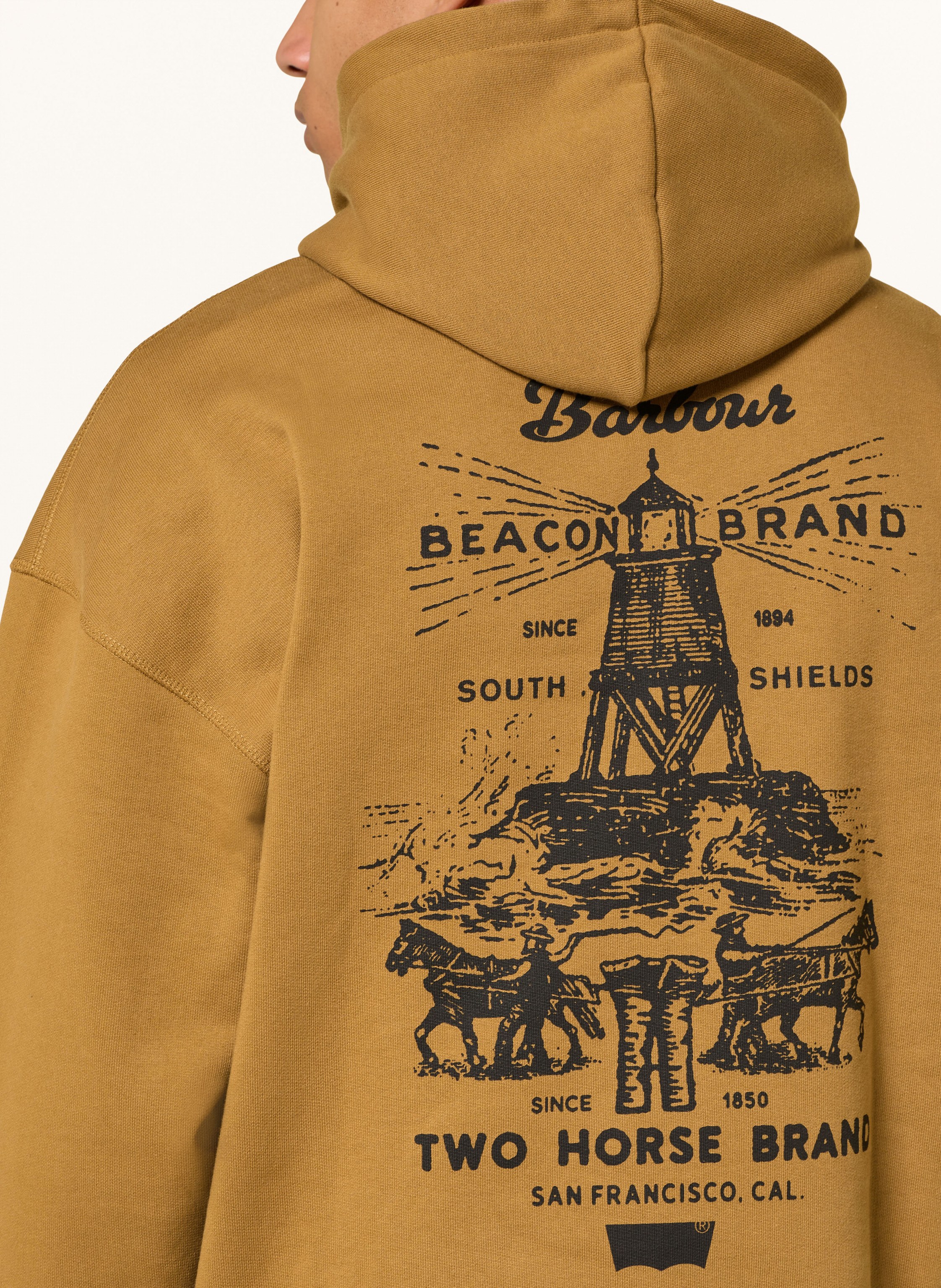 Thumbnail - Barbour Hoodie braun