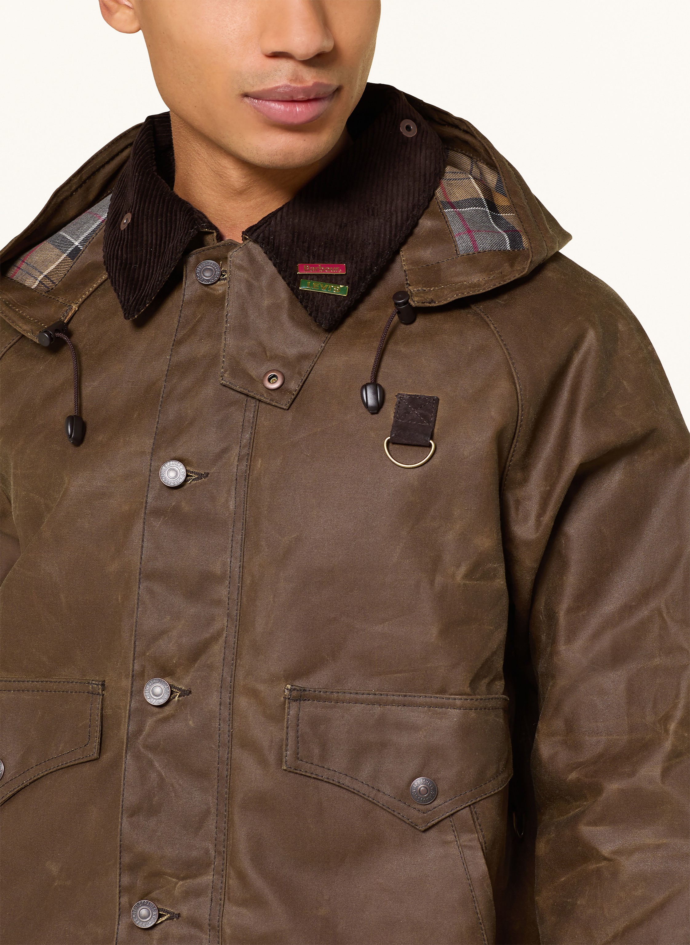 Thumbnail - Barbour Fieldjacket Spey Wax braun