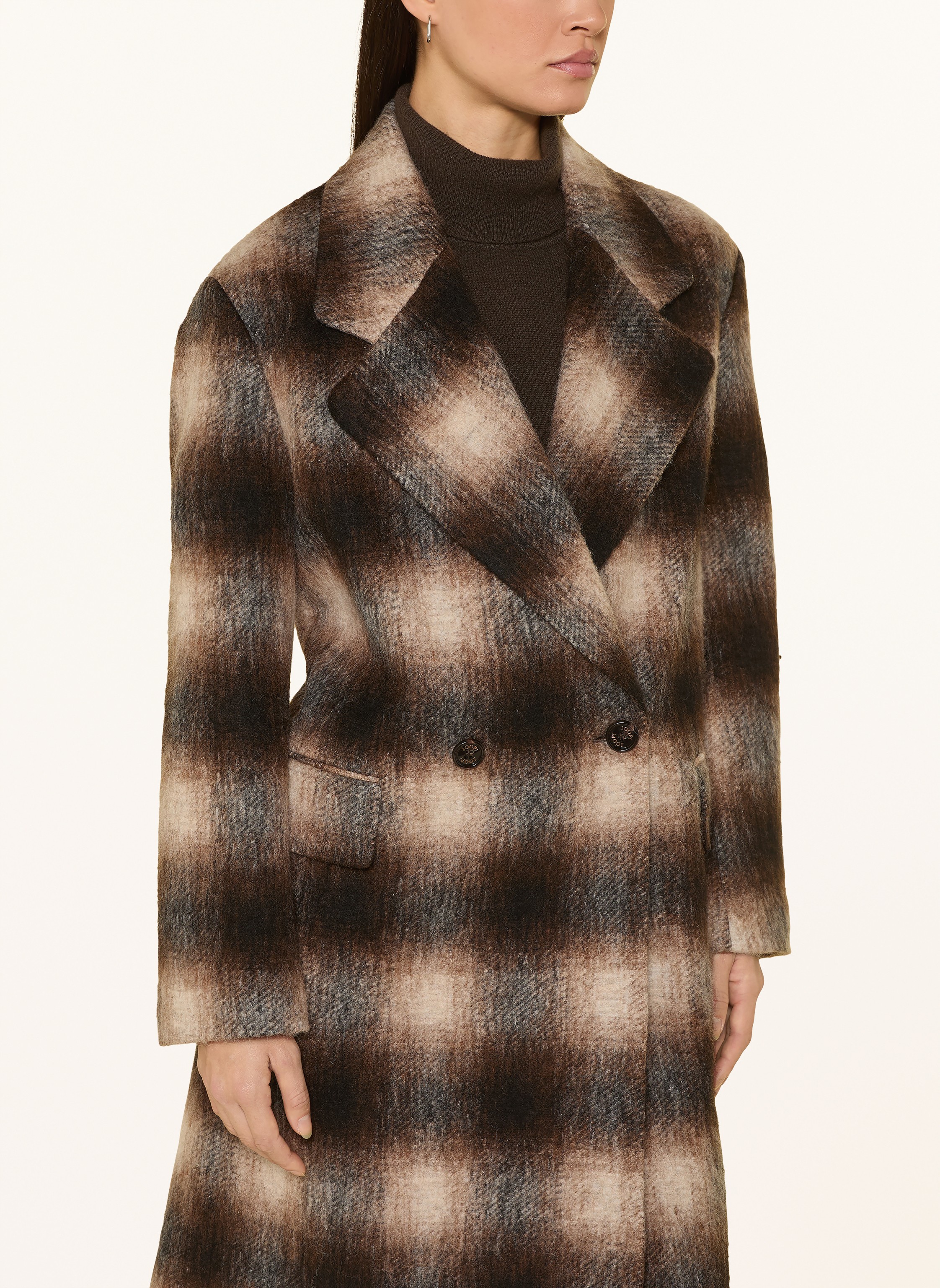 Thumbnail - Joop! Mantel Caro braun