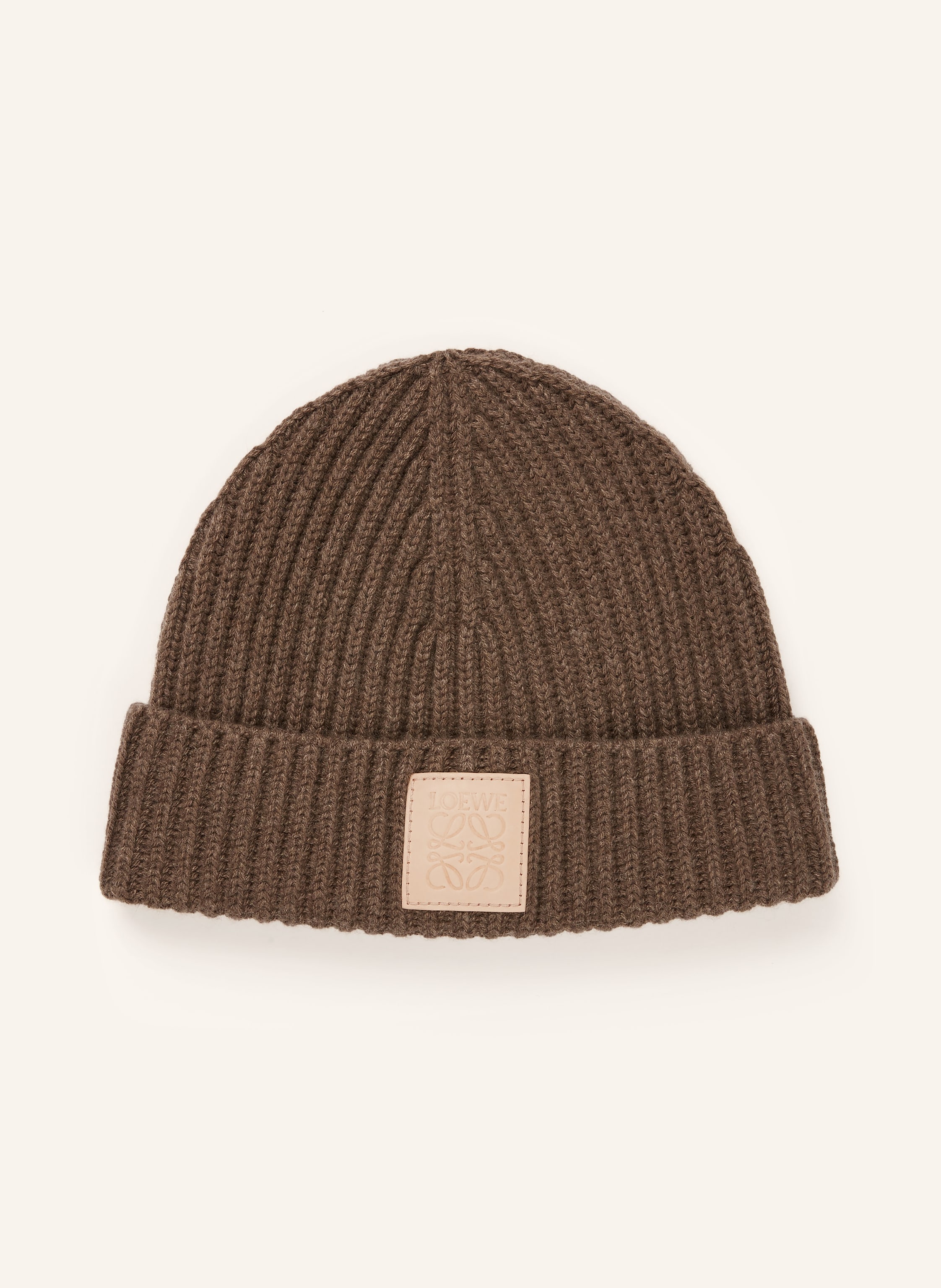 Loewe Loewe Cashmere-Mütze beige in BRAUN