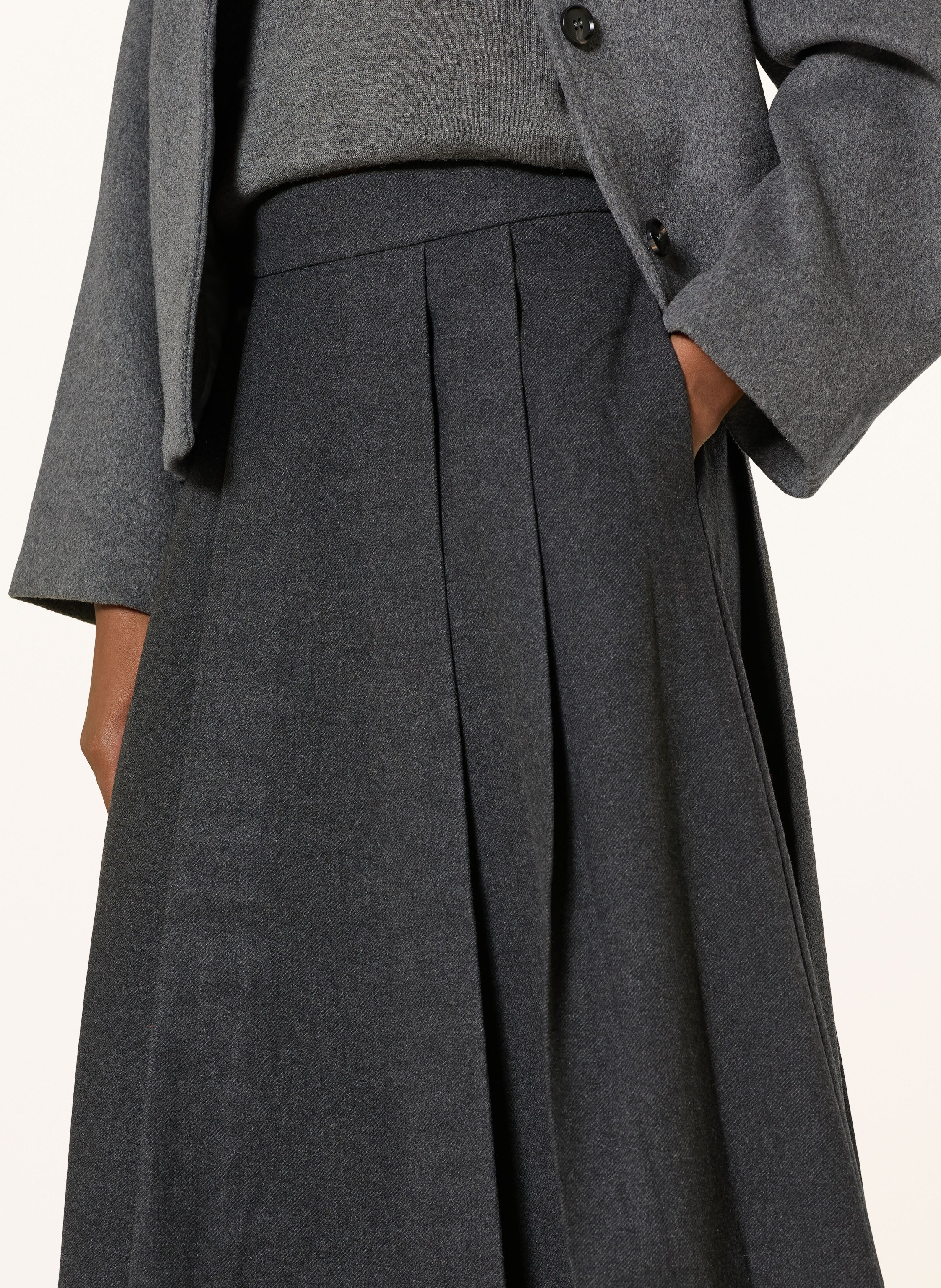 Thumbnail - Y.A.S. Faltenrock grau