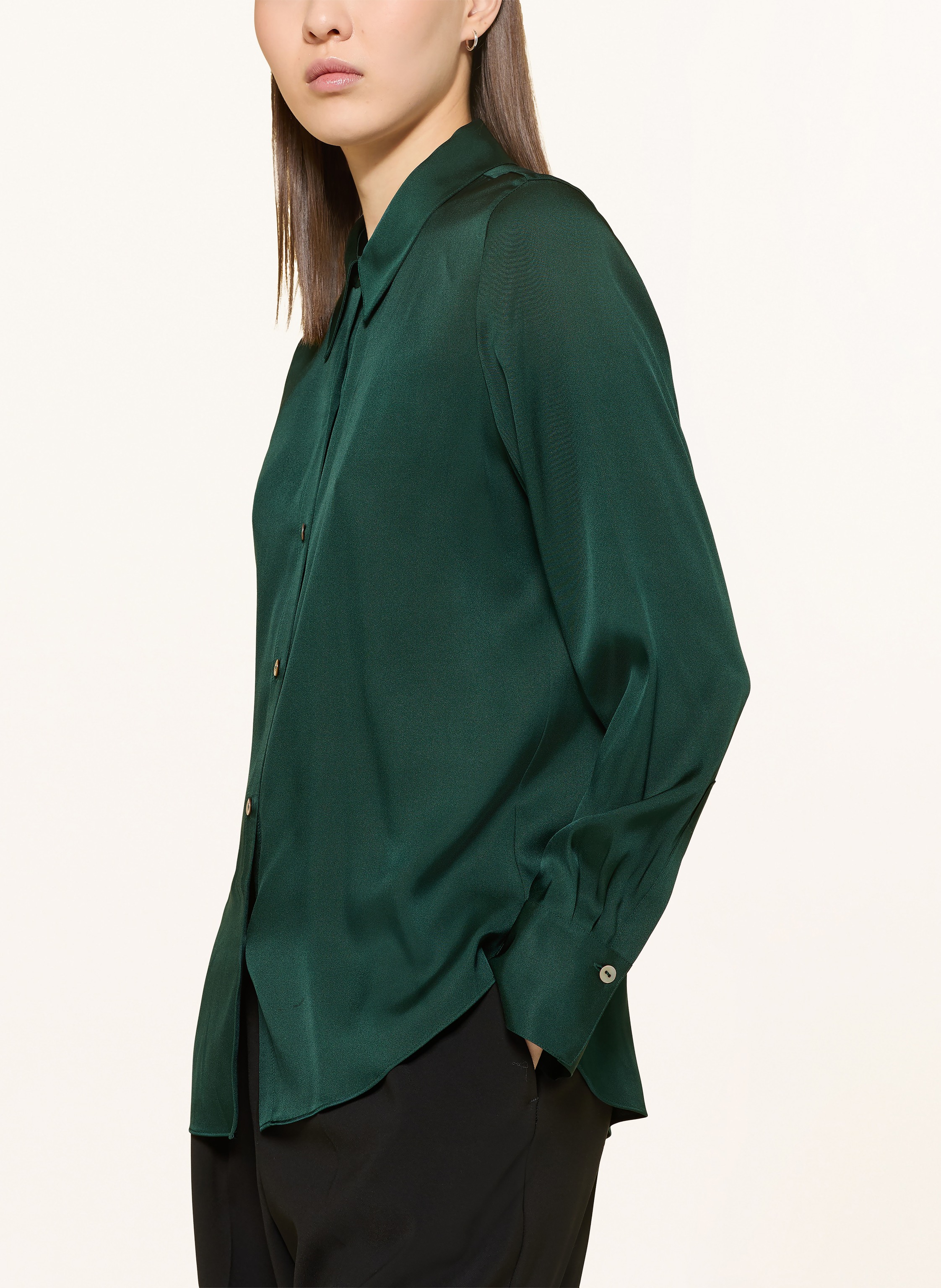 Thumbnail - Vince Satinbluse gruen