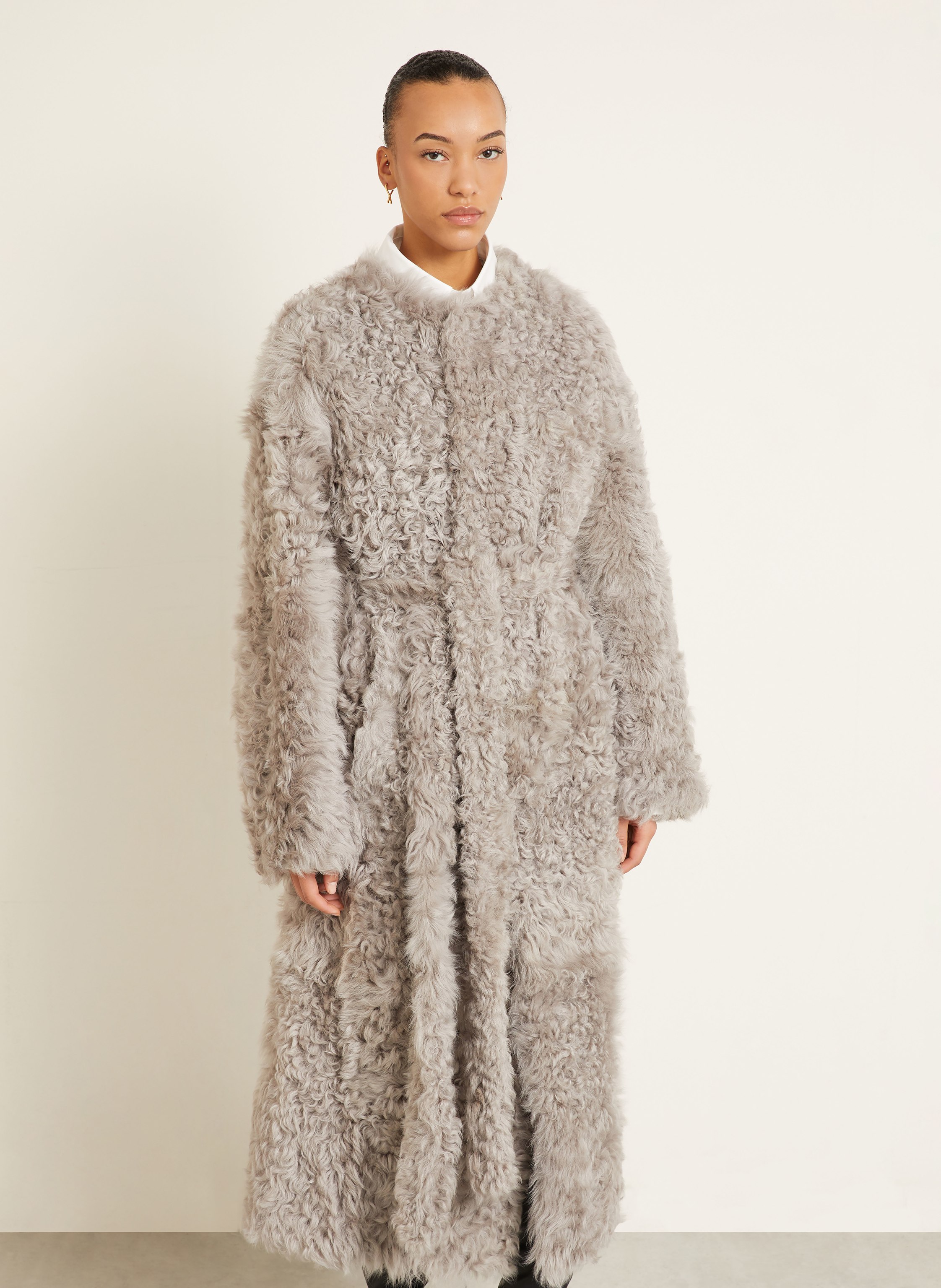 Thumbnail - Ami Paris Mantel grau