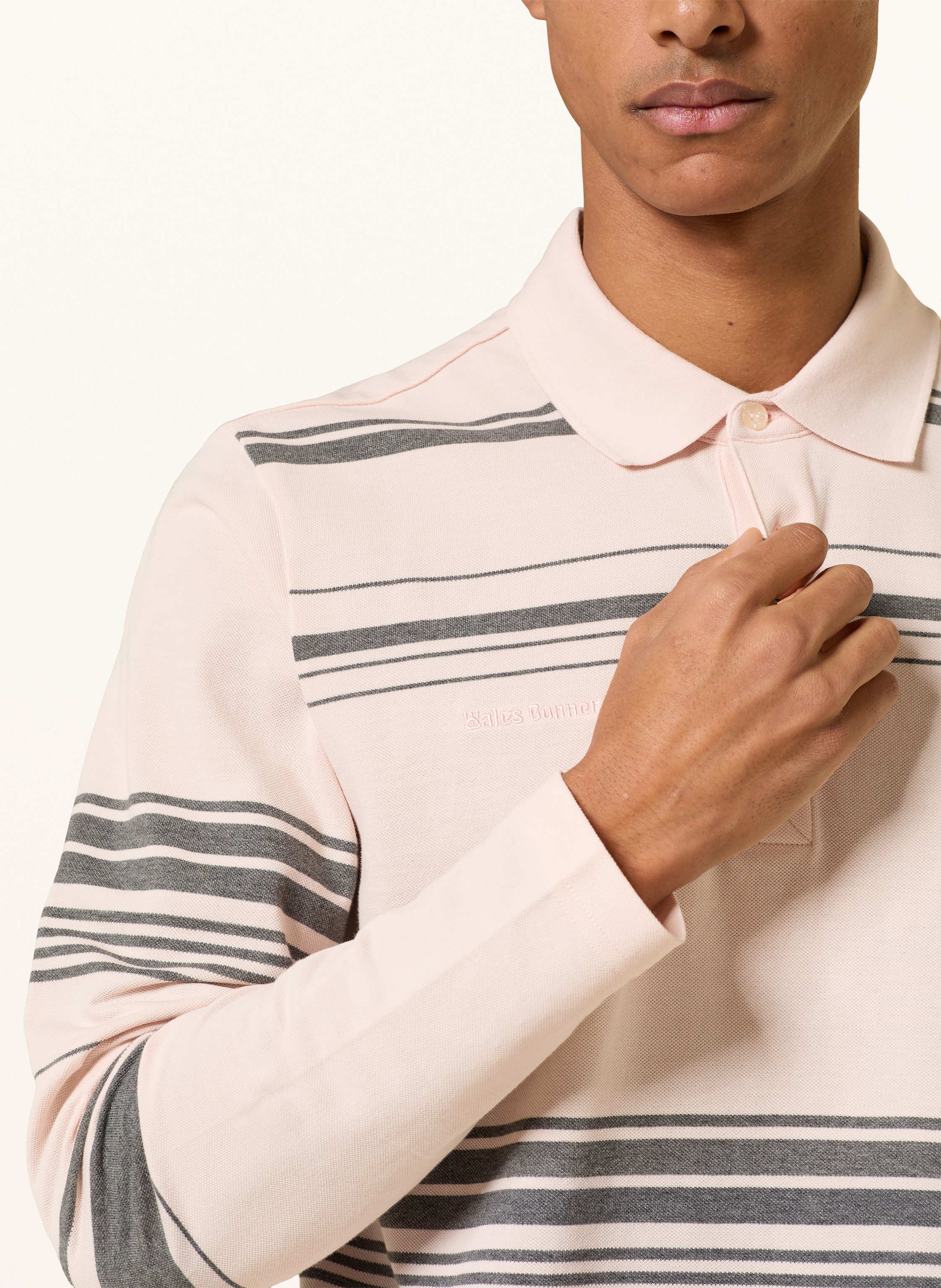 Thumbnail - Adidas Piqué-Poloshirt Wales Bonner Regular Fit rosa