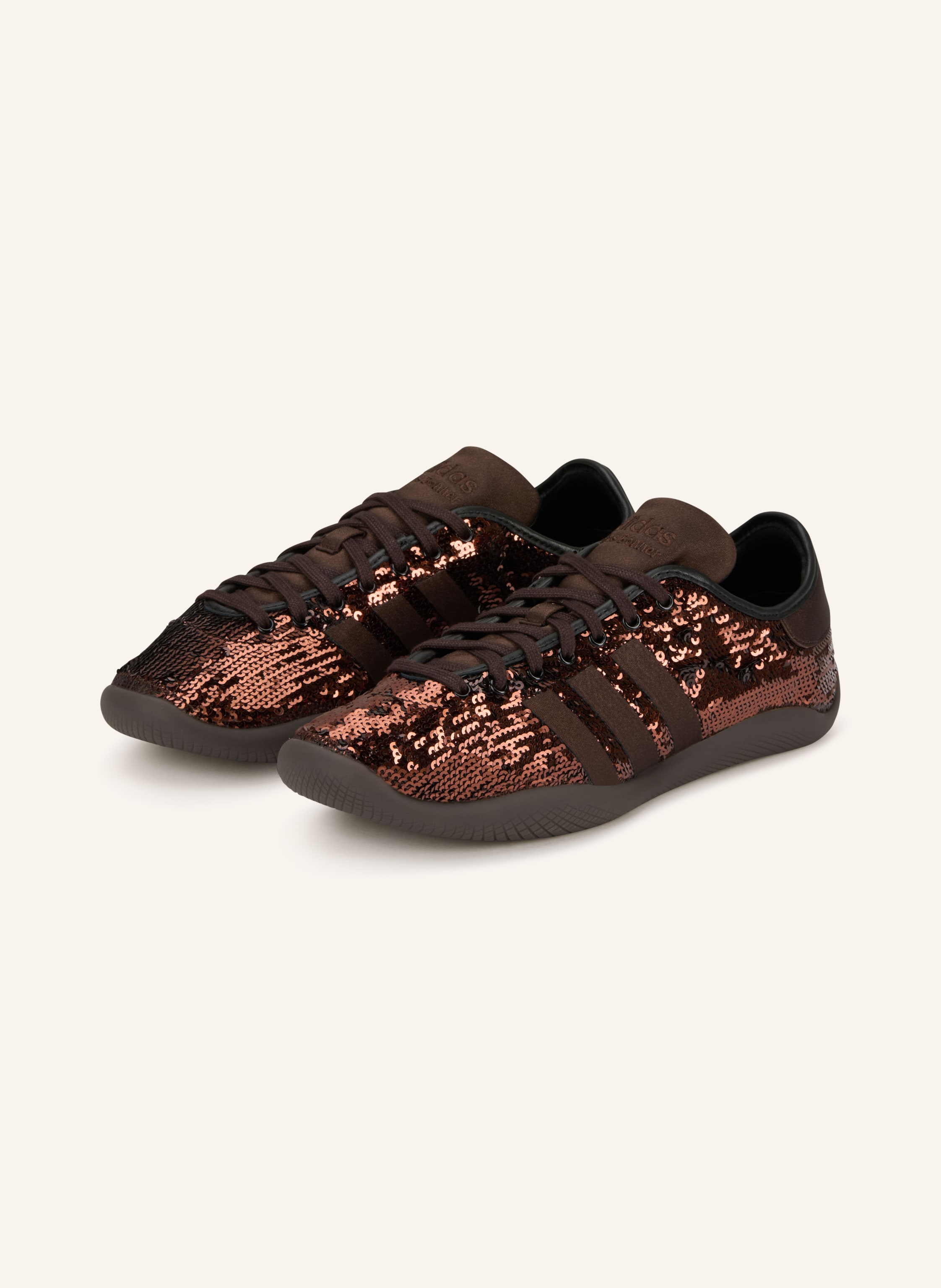 Adidas Originals Adidas Originals Sneaker Wb Karintha Lo Mit Pailletten braun in DUNKELBRAUN