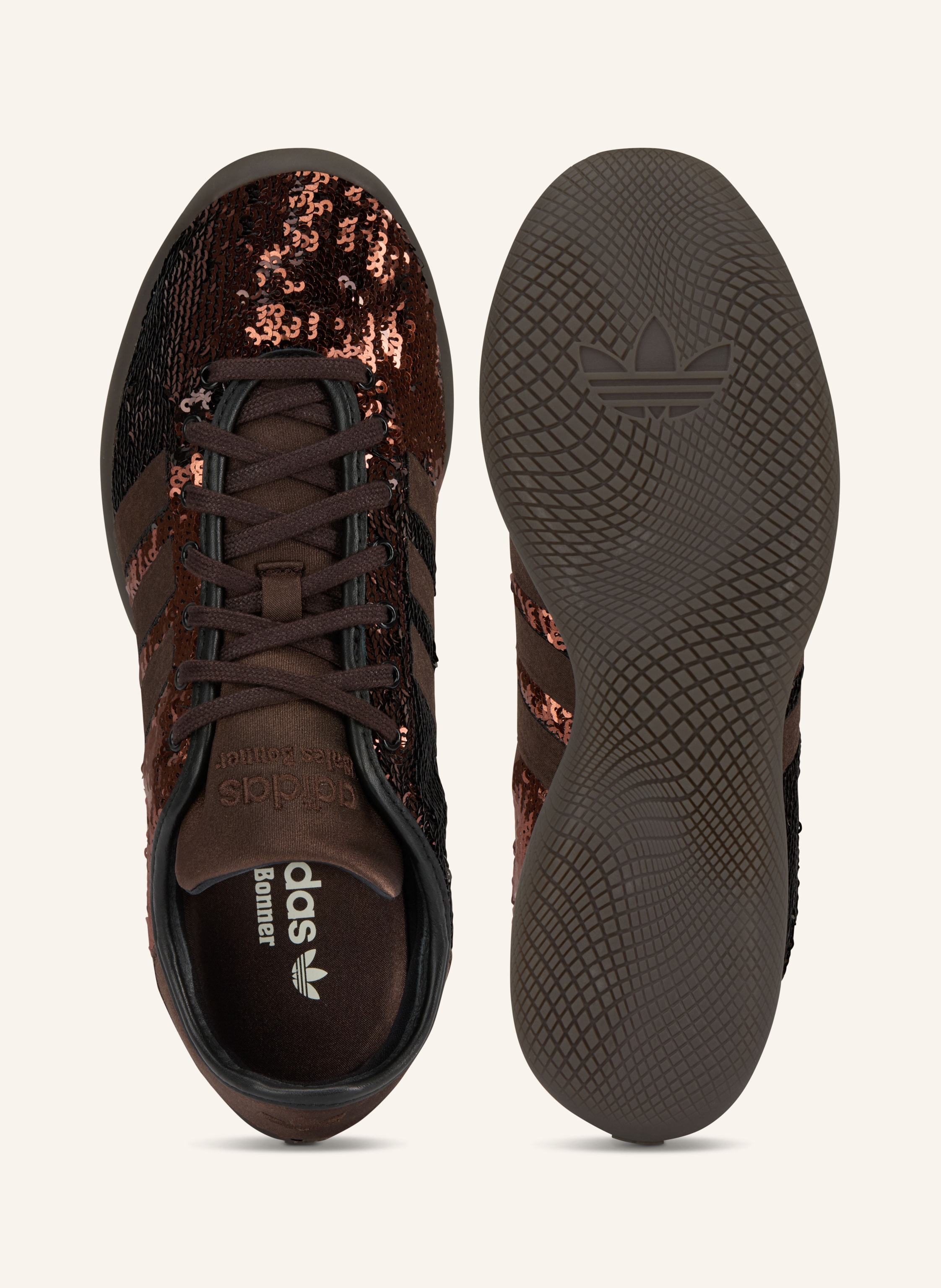 Thumbnail - Adidas Originals Sneaker Wb Karintha Lo Mit Pailletten braun