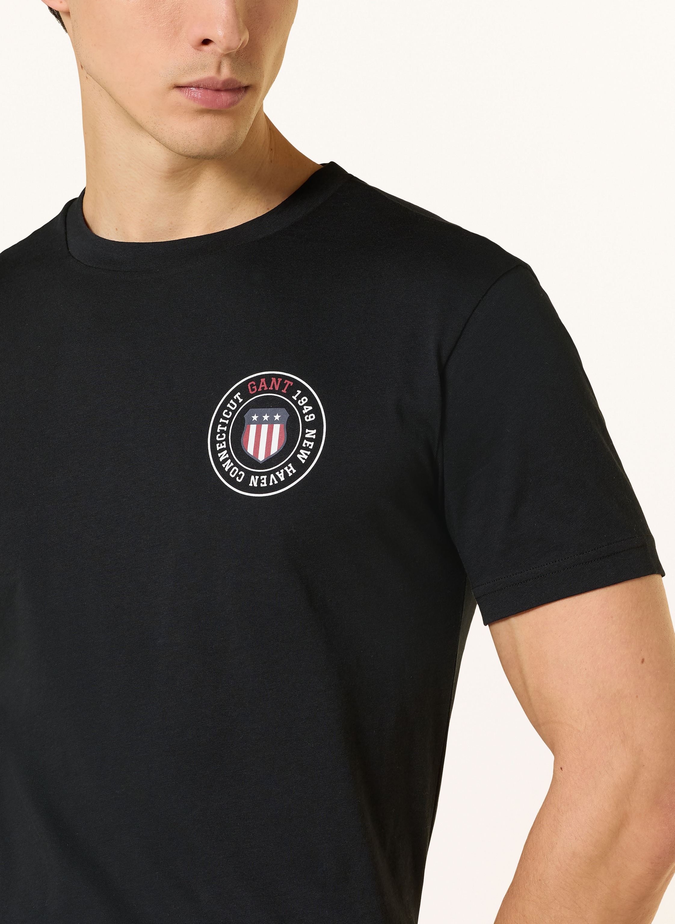 Thumbnail - Gant T-Shirt Graphic schwarz