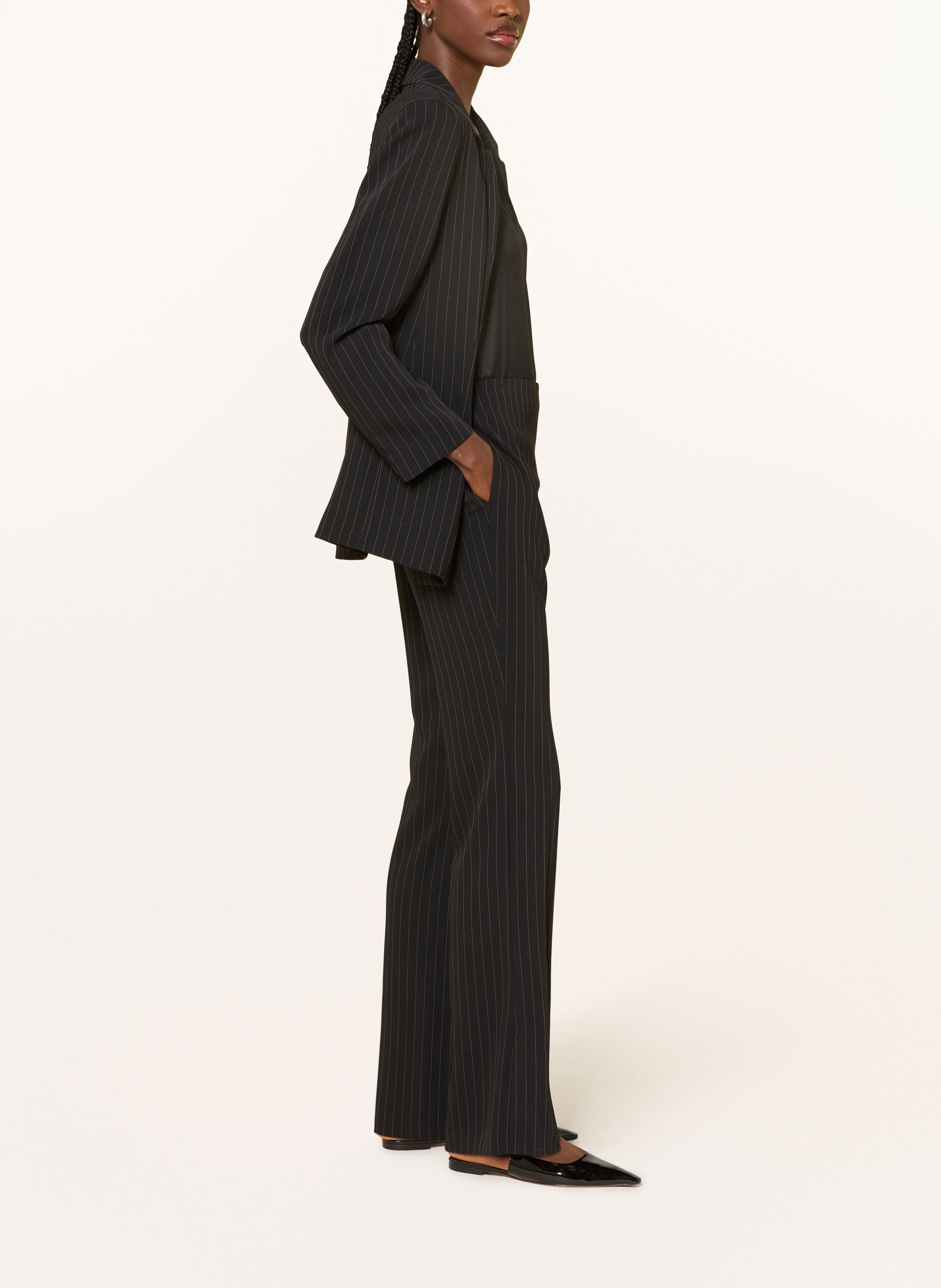 Thumbnail - Armani Exchange Marlenehose schwarz