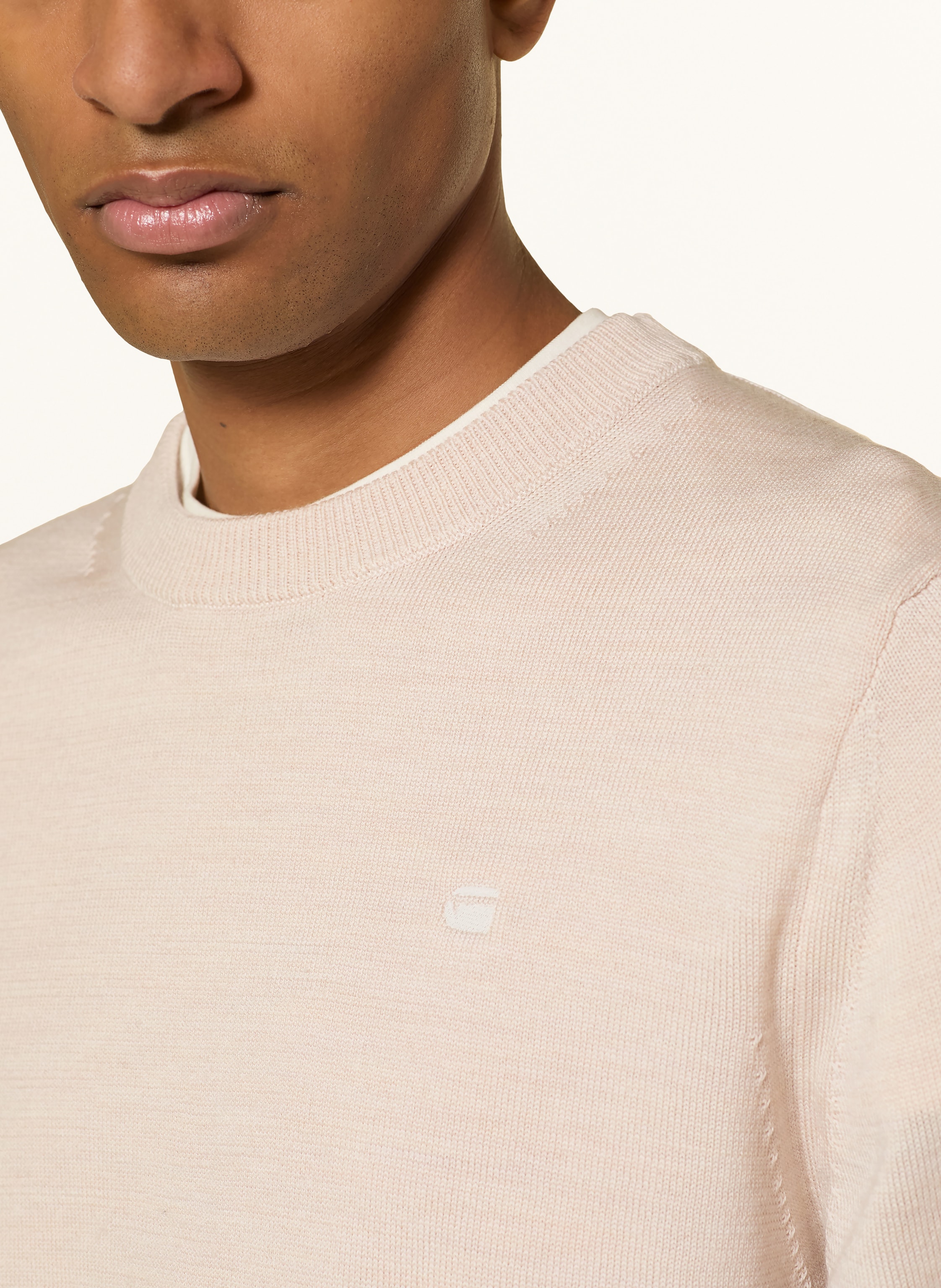 Thumbnail - G-Star Pullover Aus Merinowolle weiss