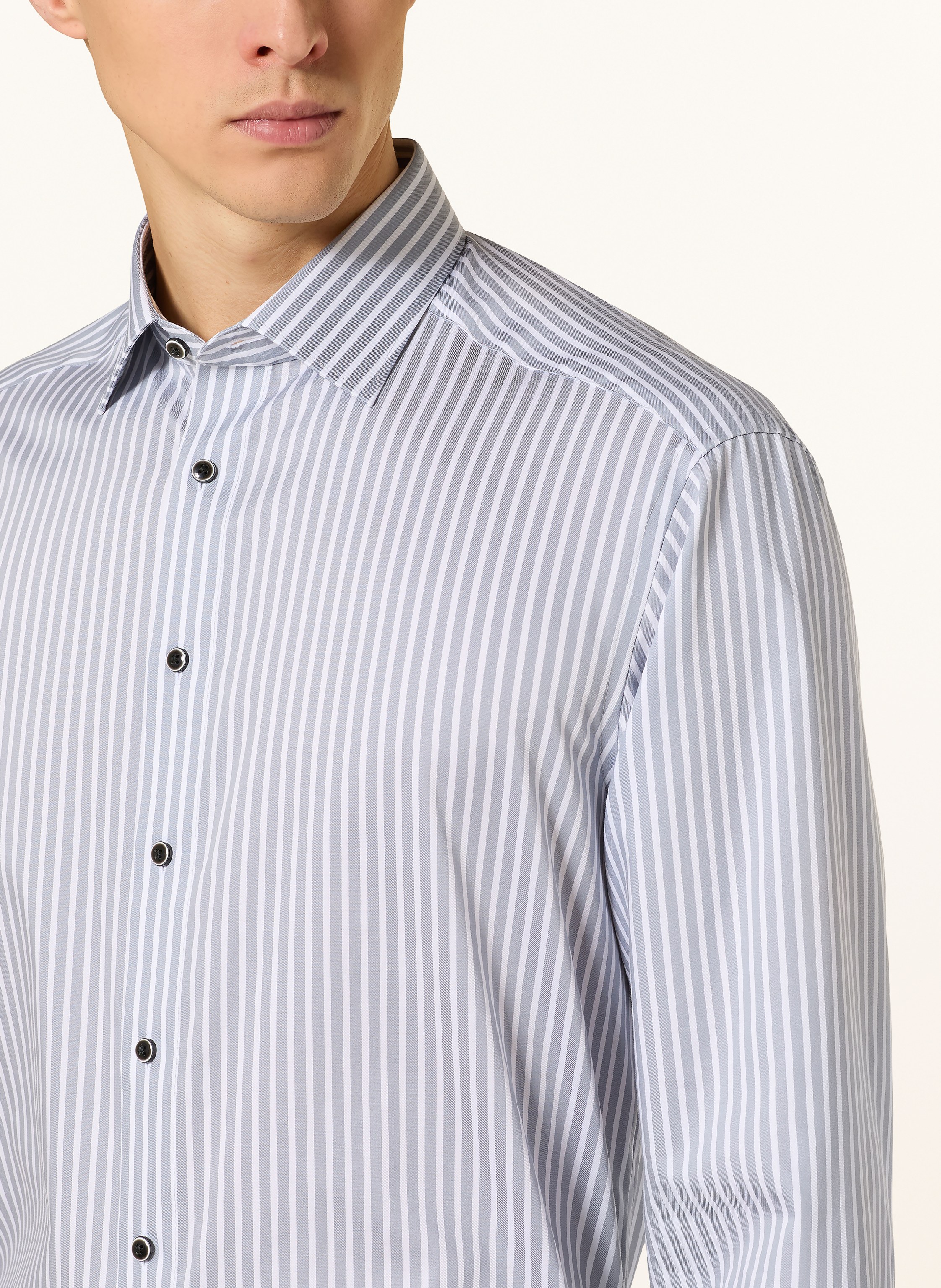 Thumbnail - Olymp Hemd Luxor Comfort Fit silber