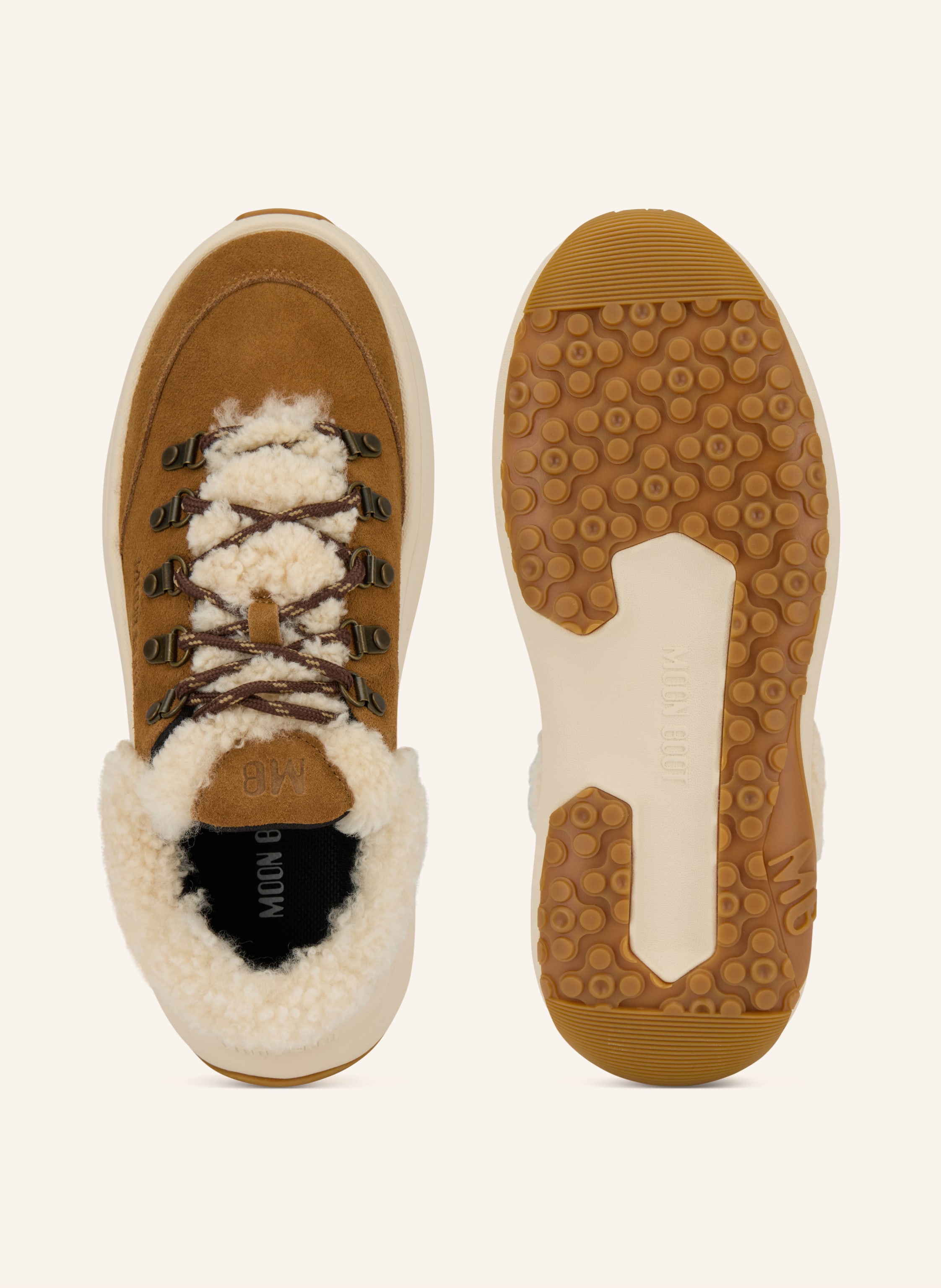 Thumbnail - Moon Boot Sneaker moon247 City Shearling braun