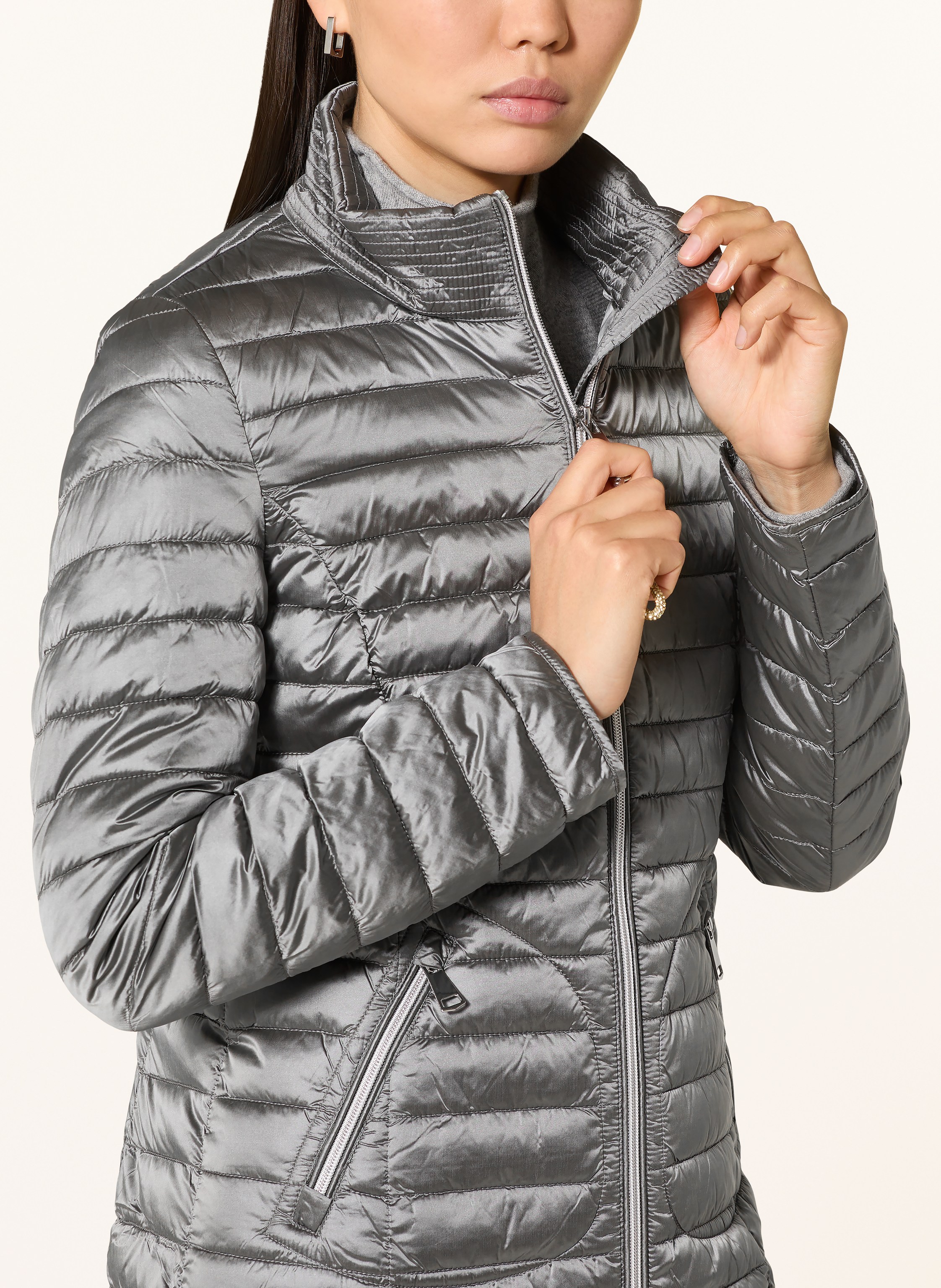 Thumbnail - Cartoon Steppmantel grau