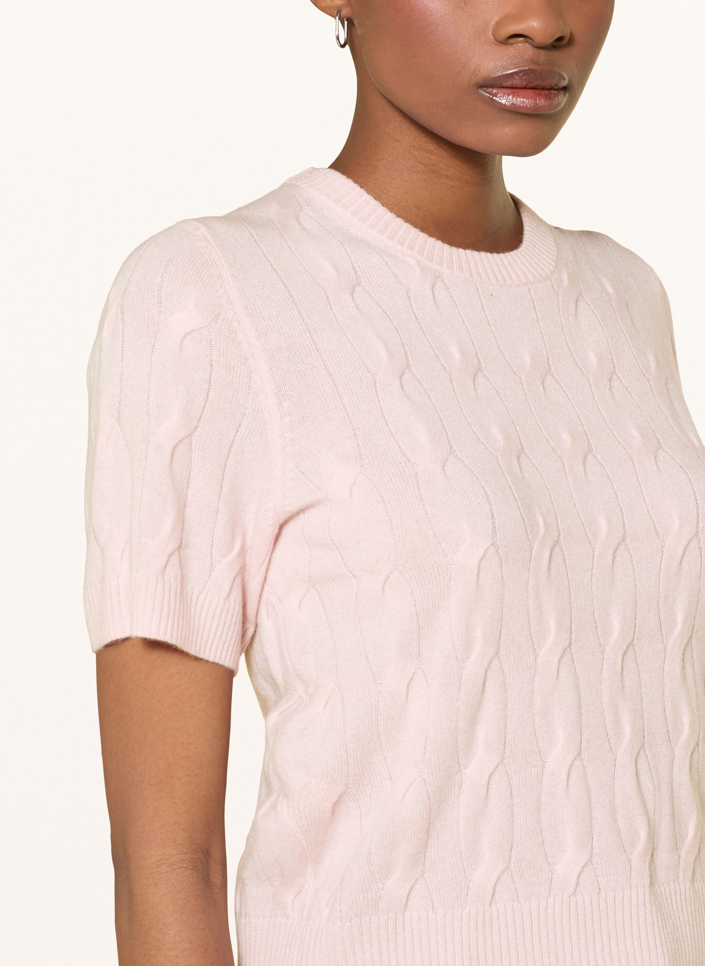 Thumbnail - Darling Harbour Strickshirt Aus Cashmere rosa