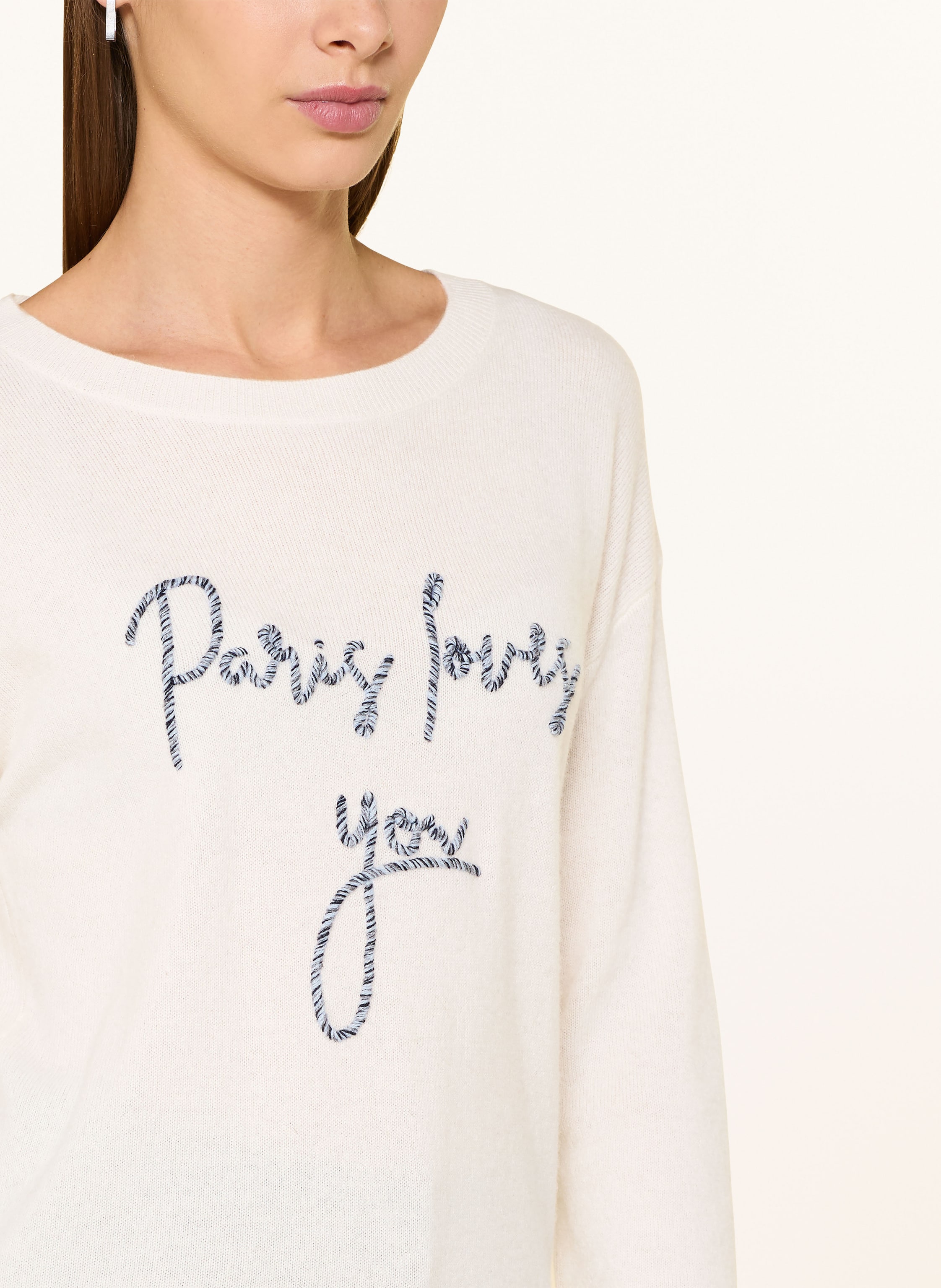 Thumbnail - Darling Harbour Cashmere-Pullover weiss