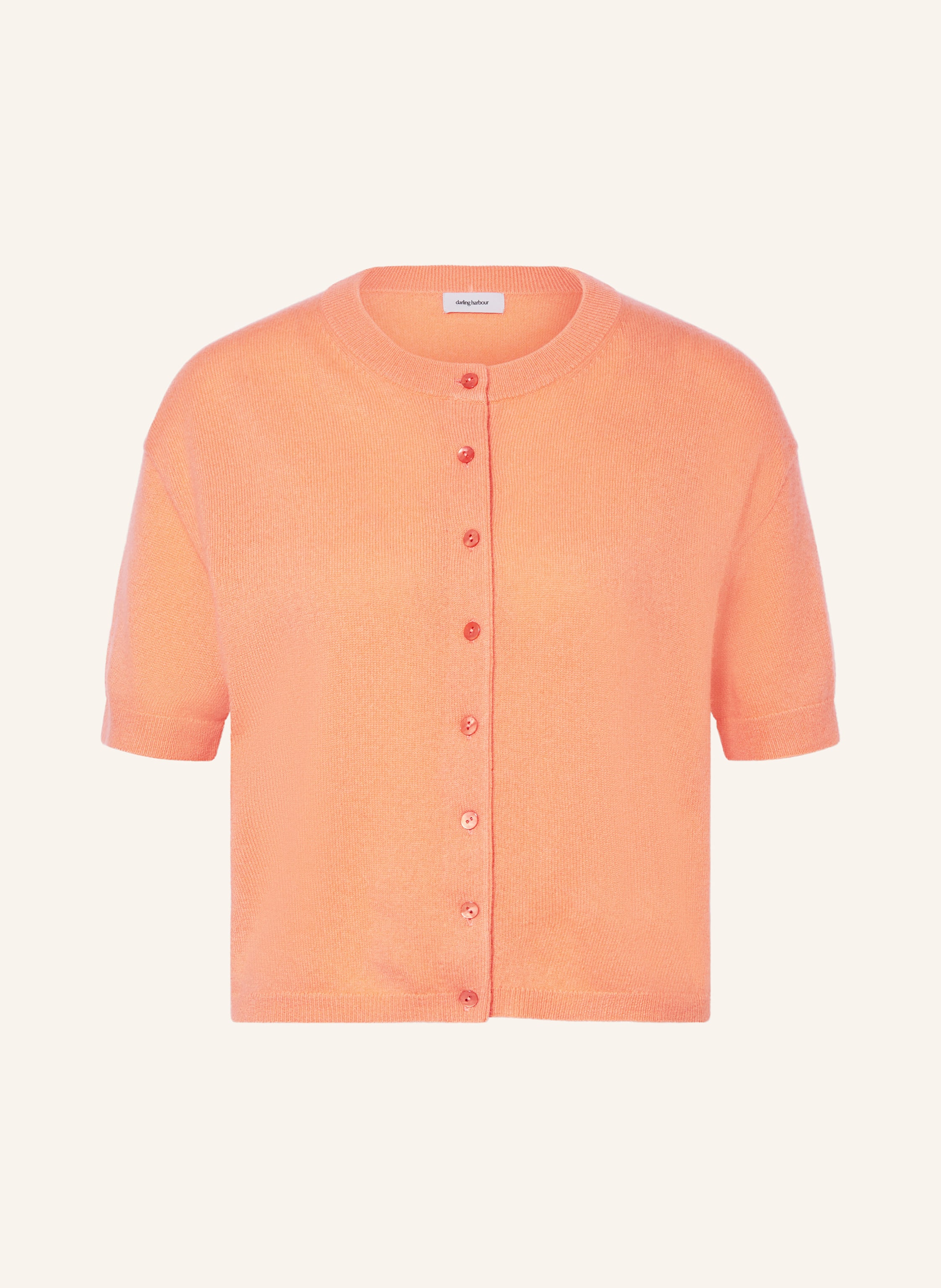 Darling Harbour Strickjacke Aus Cashmere orange