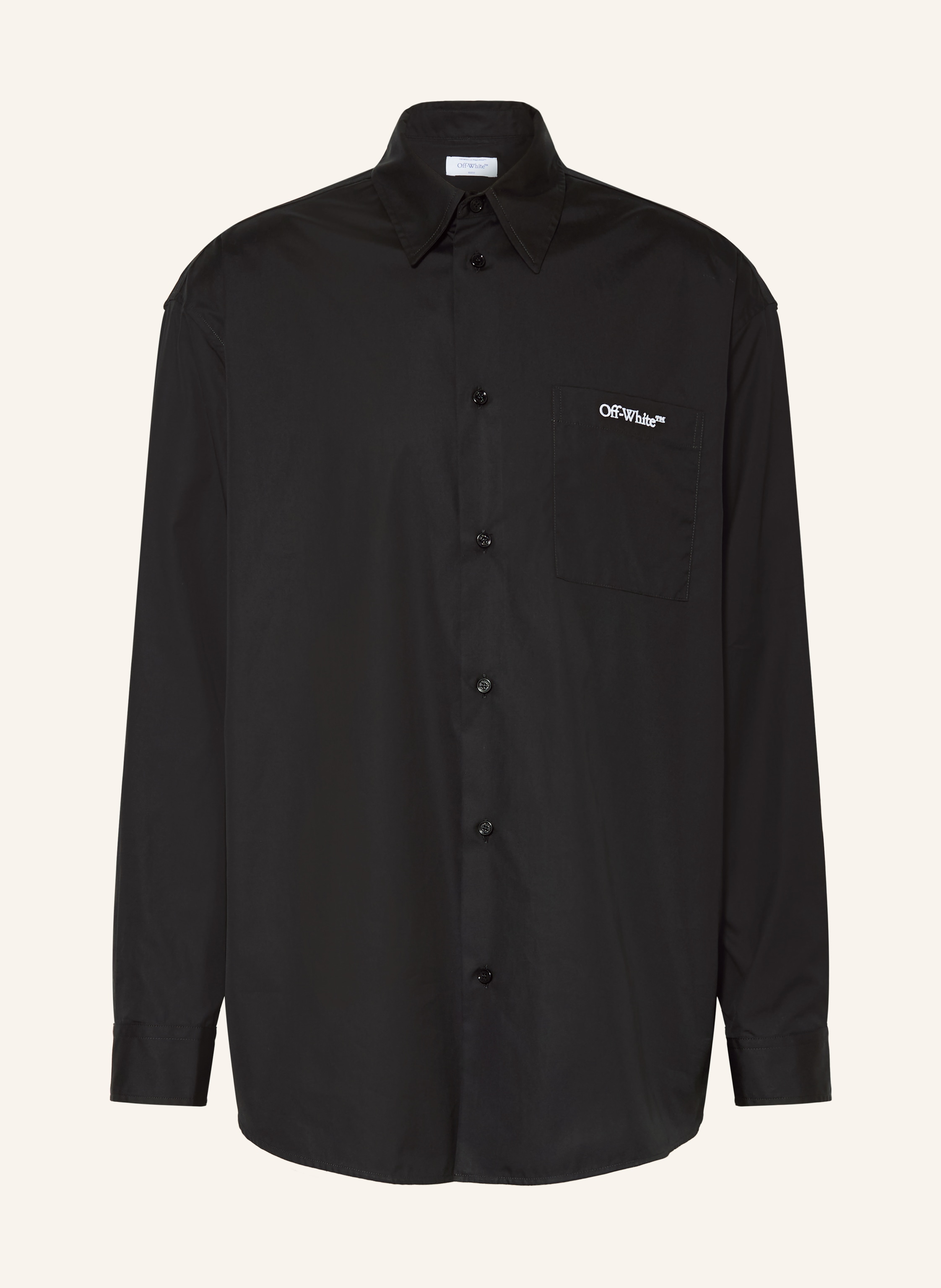 Off-White Off-White Hemd Comfort Fit schwarz in SCHWARZ