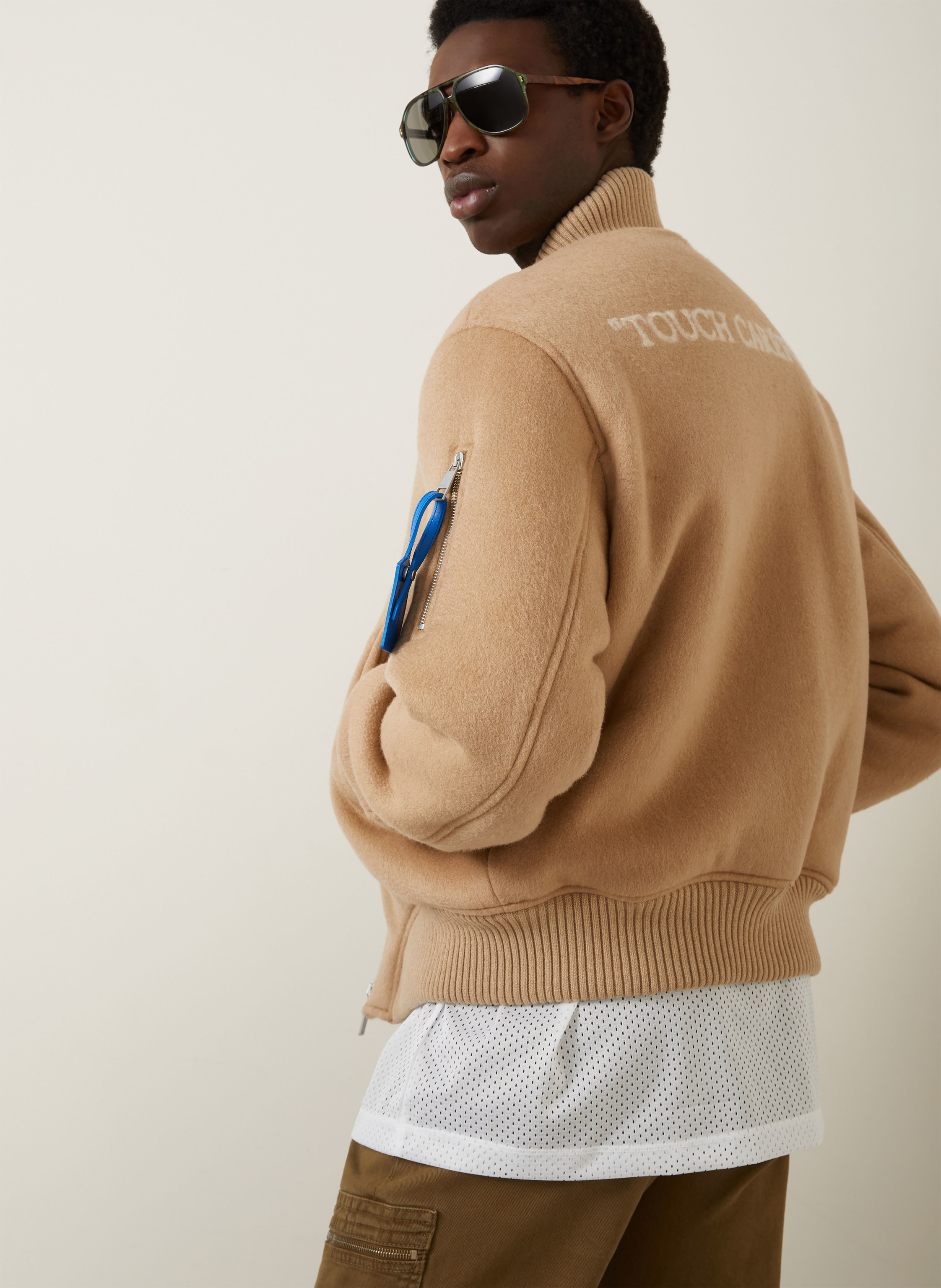 Thumbnail - Off-White Cashmere-Blouson beige