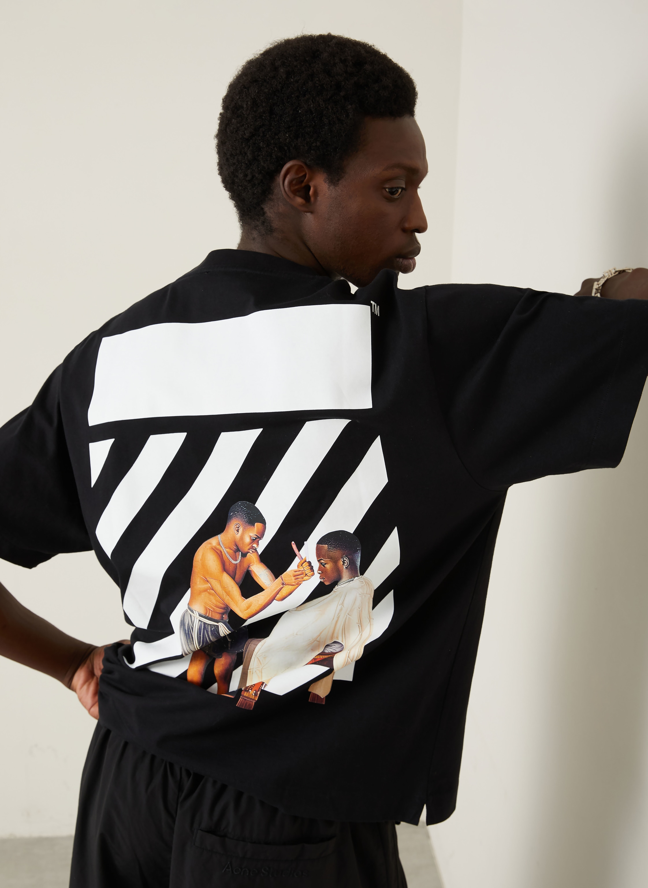 Thumbnail - Off-White T-Shirt schwarz