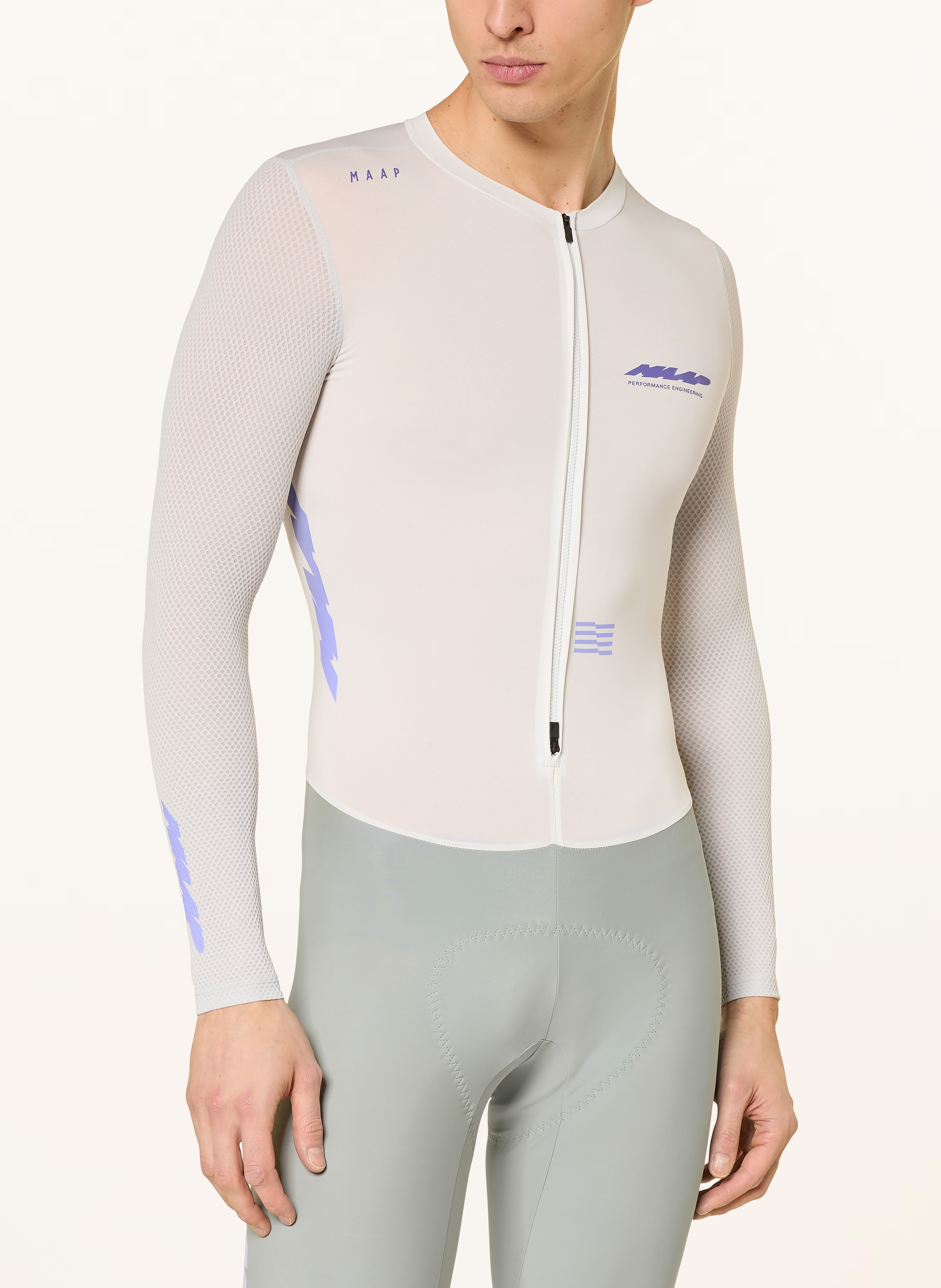 Thumbnail - Maap Speedsuit Eclipse Pro Ls Race Mit Gepolstertem Einsatz grau