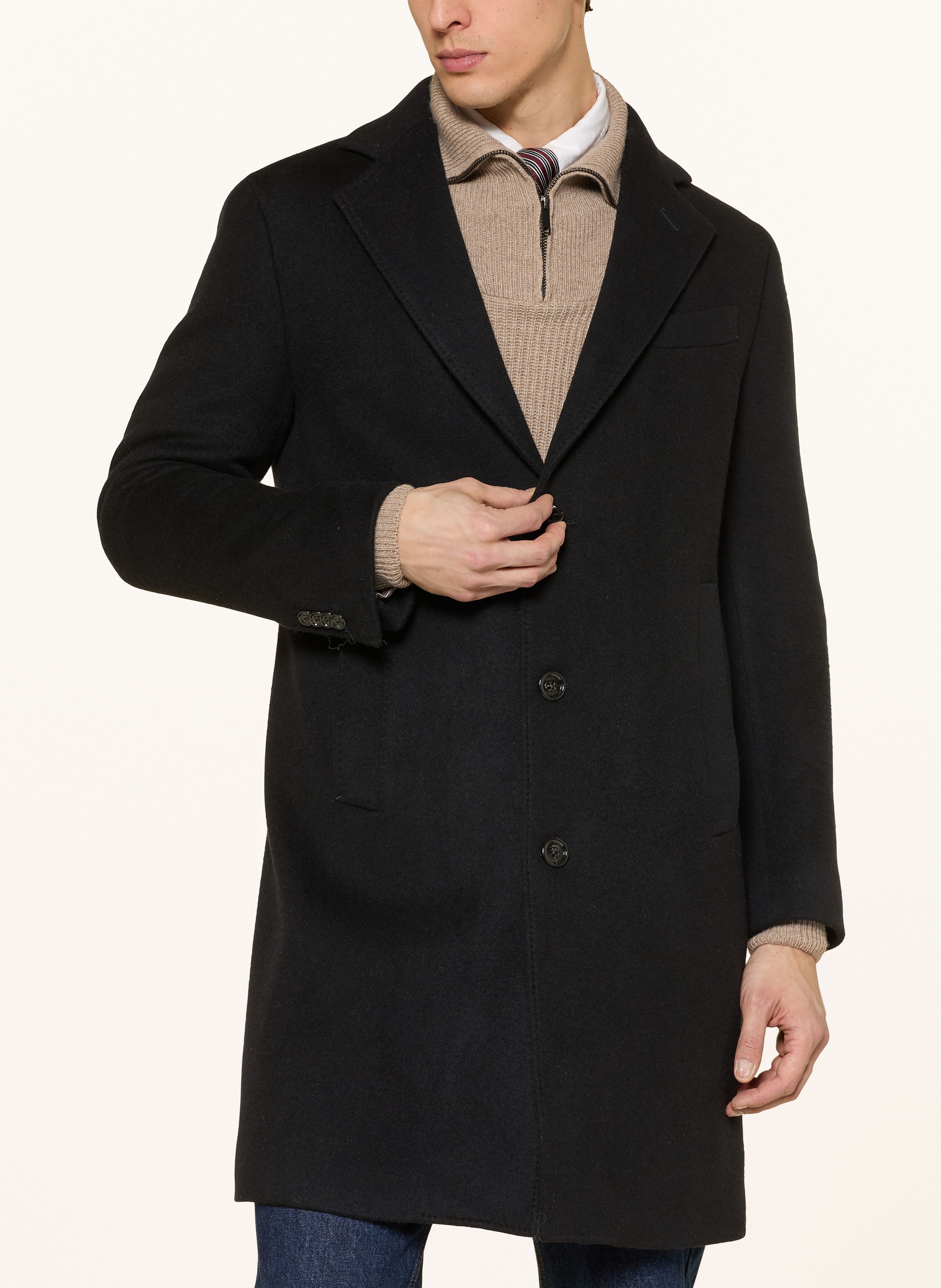 Thumbnail - Windsor. Wollmantel Cesena schwarz