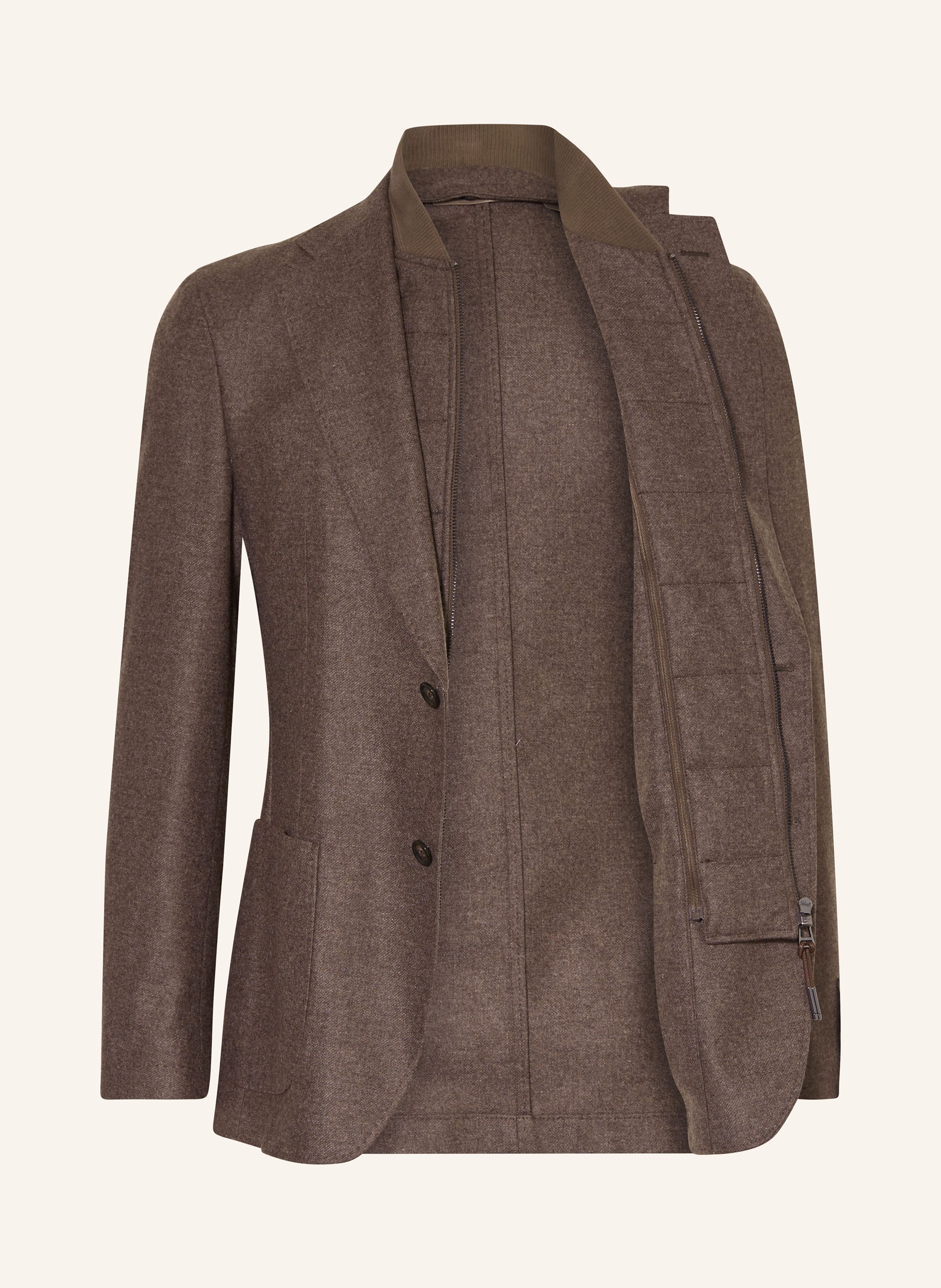 Thumbnail - Windsor. Sakko Trient Shaped Fit Mit Herausnehmbarer Blende braun