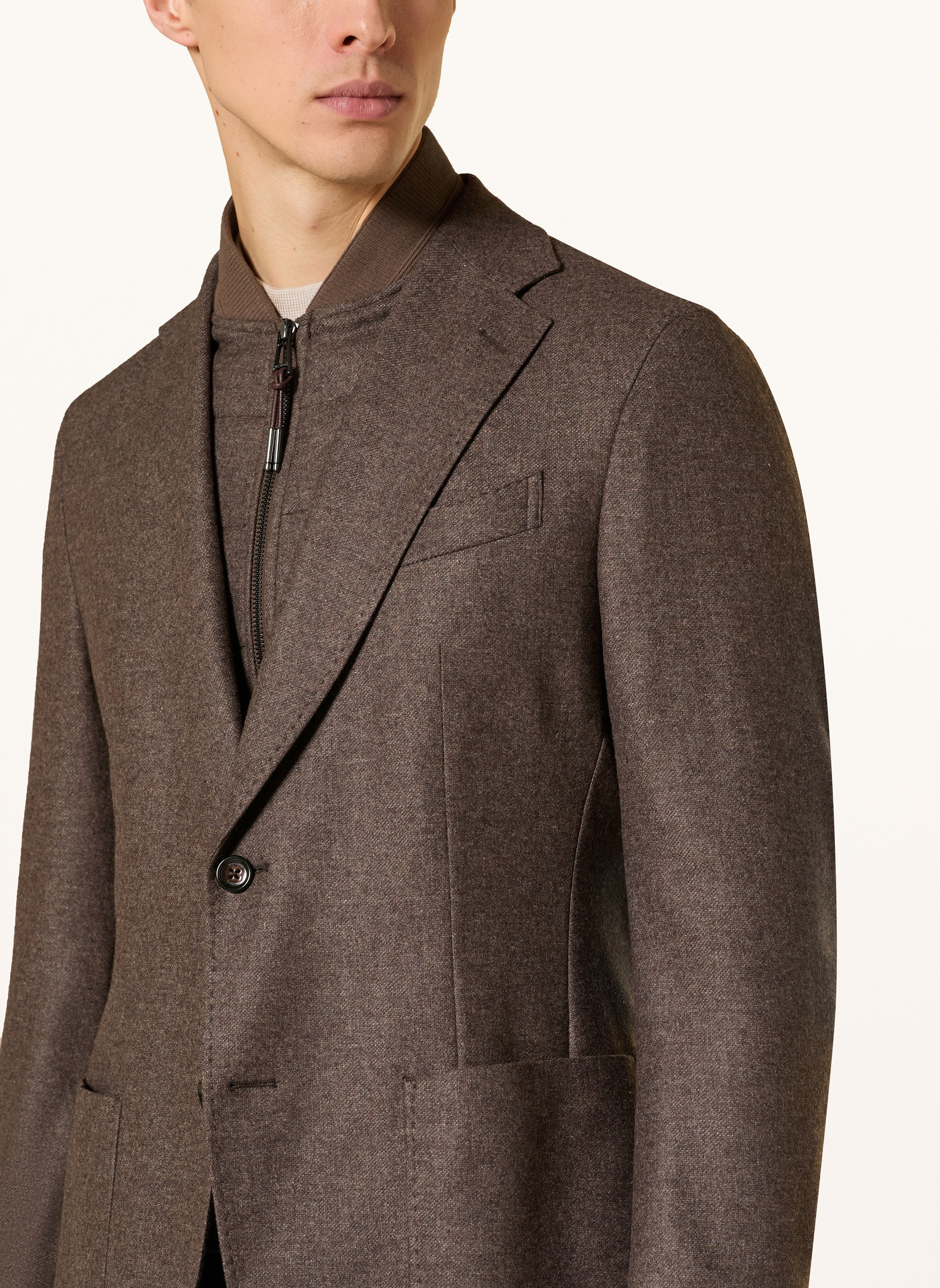 Thumbnail - Windsor. Sakko Trient Shaped Fit Mit Herausnehmbarer Blende braun