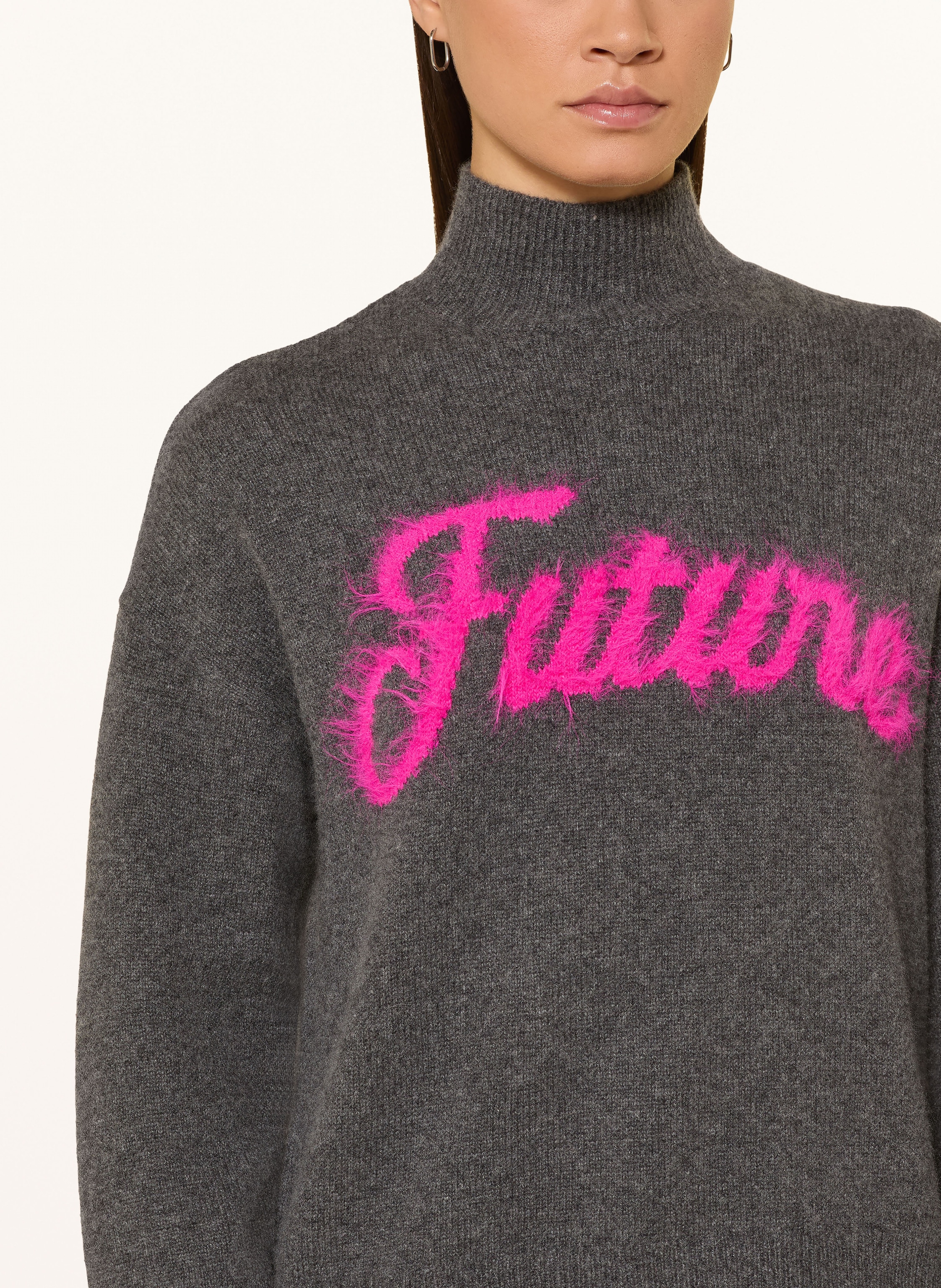 Thumbnail - From Future Cashmere-Pullover grau
