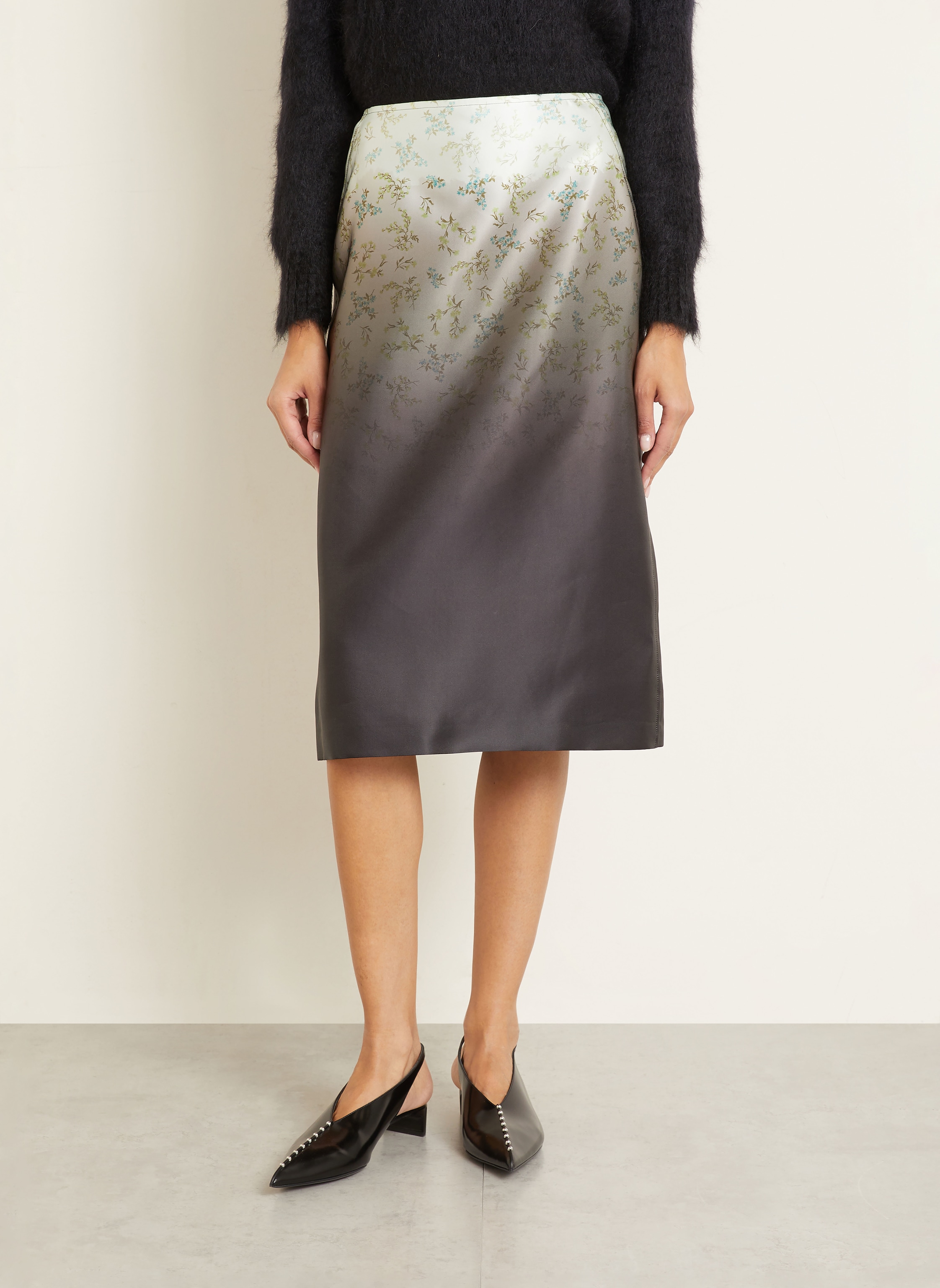 Thumbnail - Jil Sander Seidenrock gruen