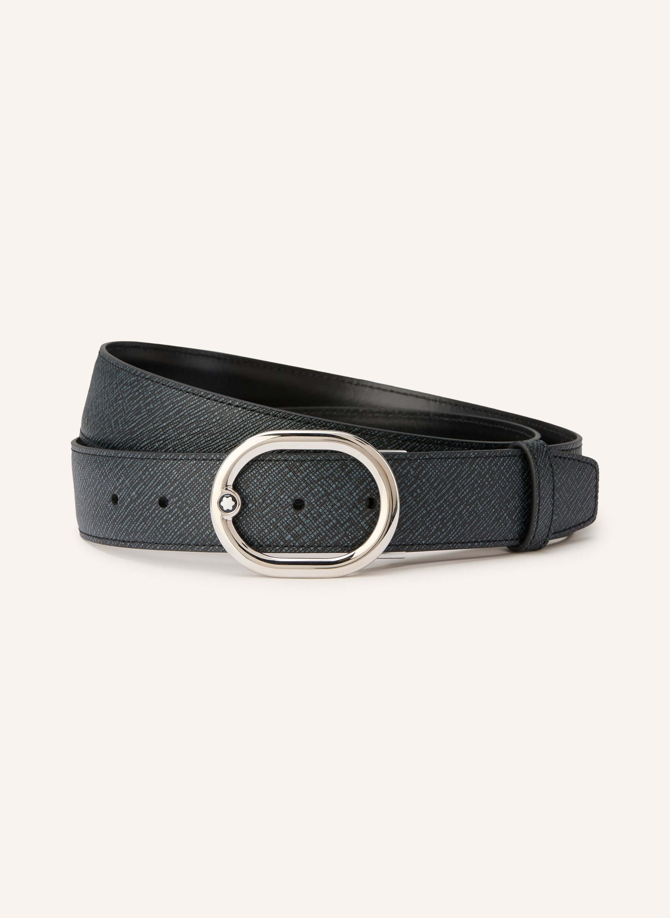 Montblanc Montblanc Ledergürtel Zum Wenden schwarz in SCHWARZ / SILBER