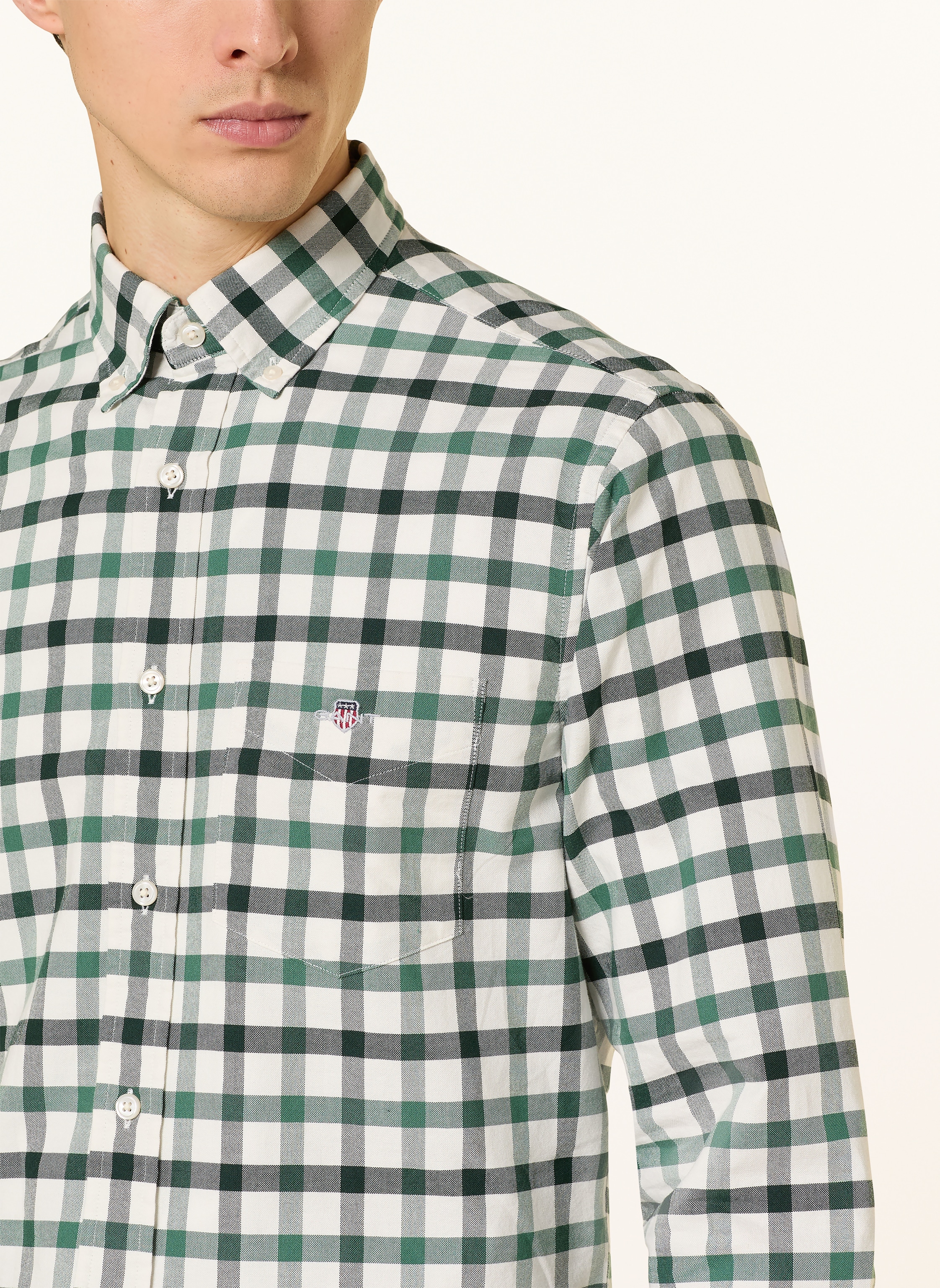 Thumbnail - Gant Oxfordhemd Regular Fit gruen