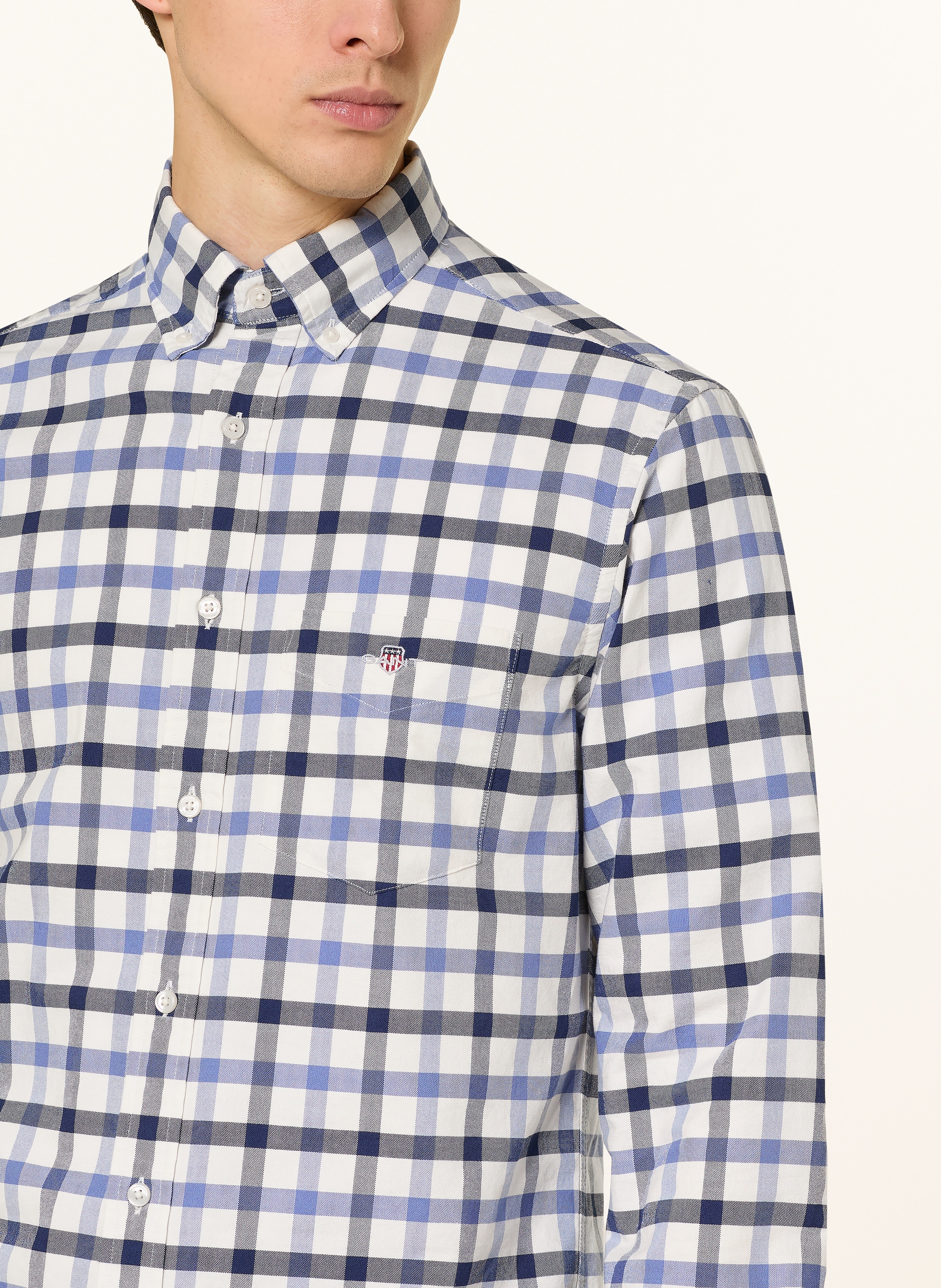 Thumbnail - Gant Oxfordhemd Regular Fit blau