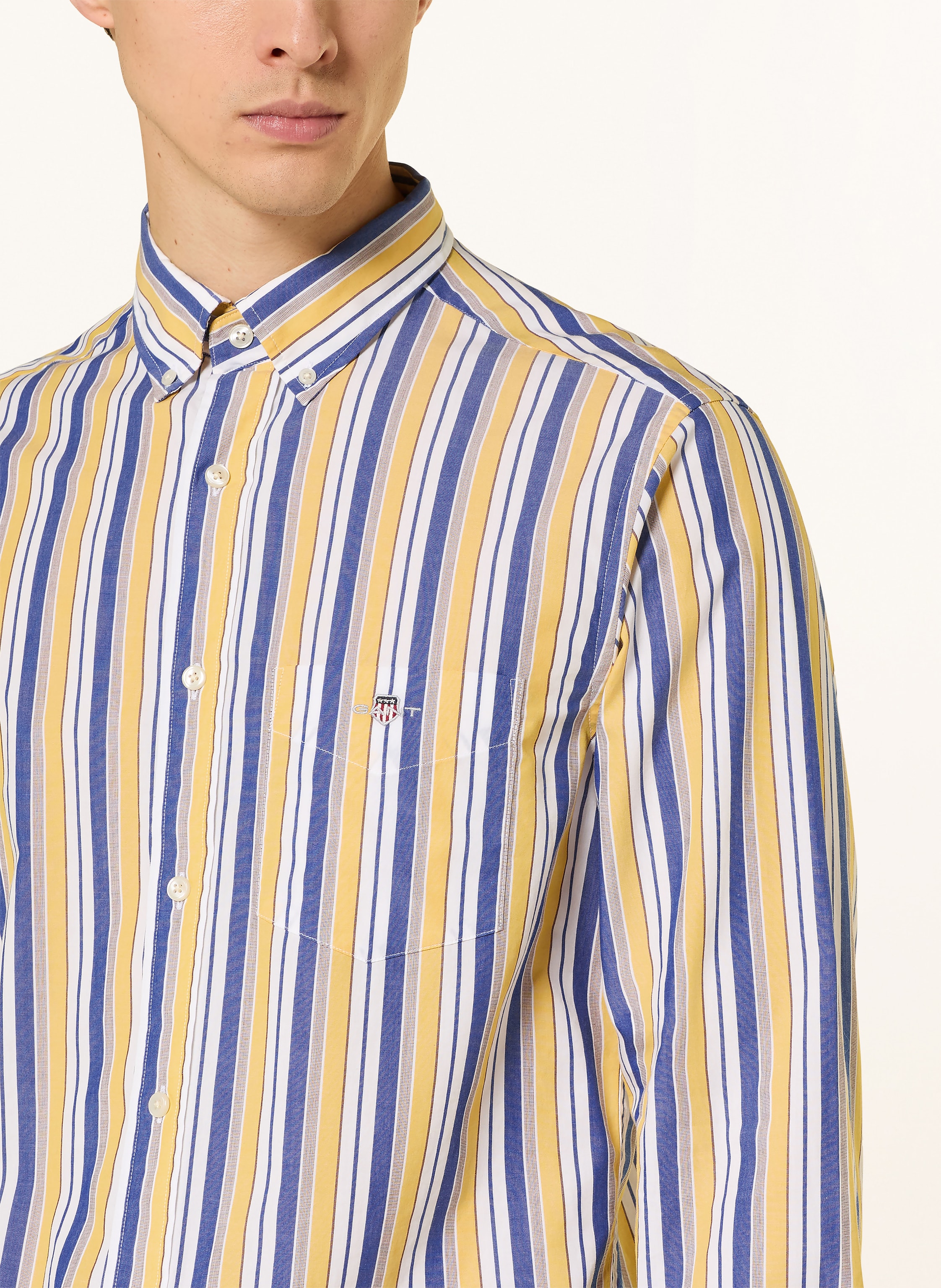 Thumbnail - Gant Hemd Regular Fit gelb