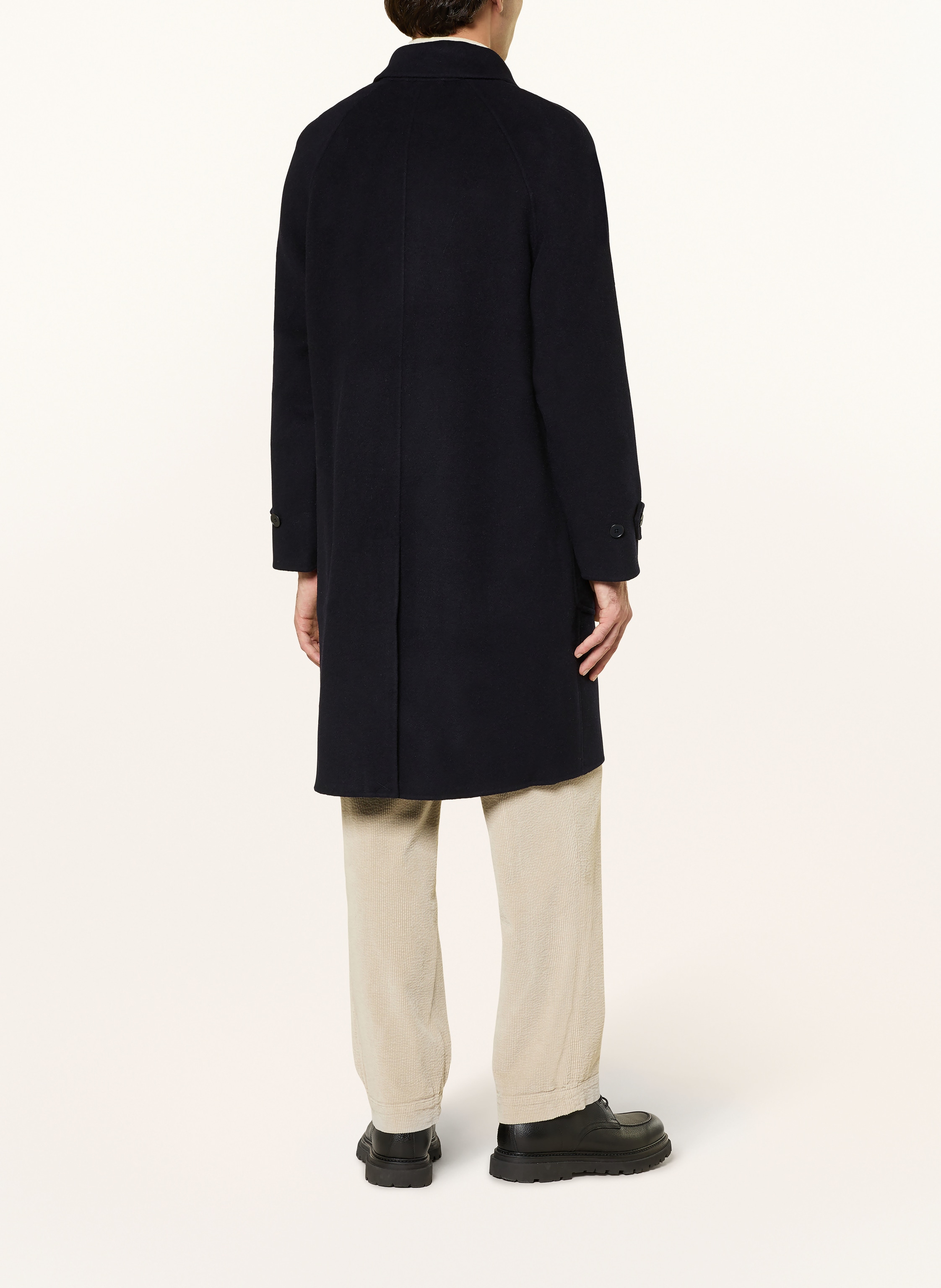 Thumbnail - Officine Générale Wollmantel Bryce blau