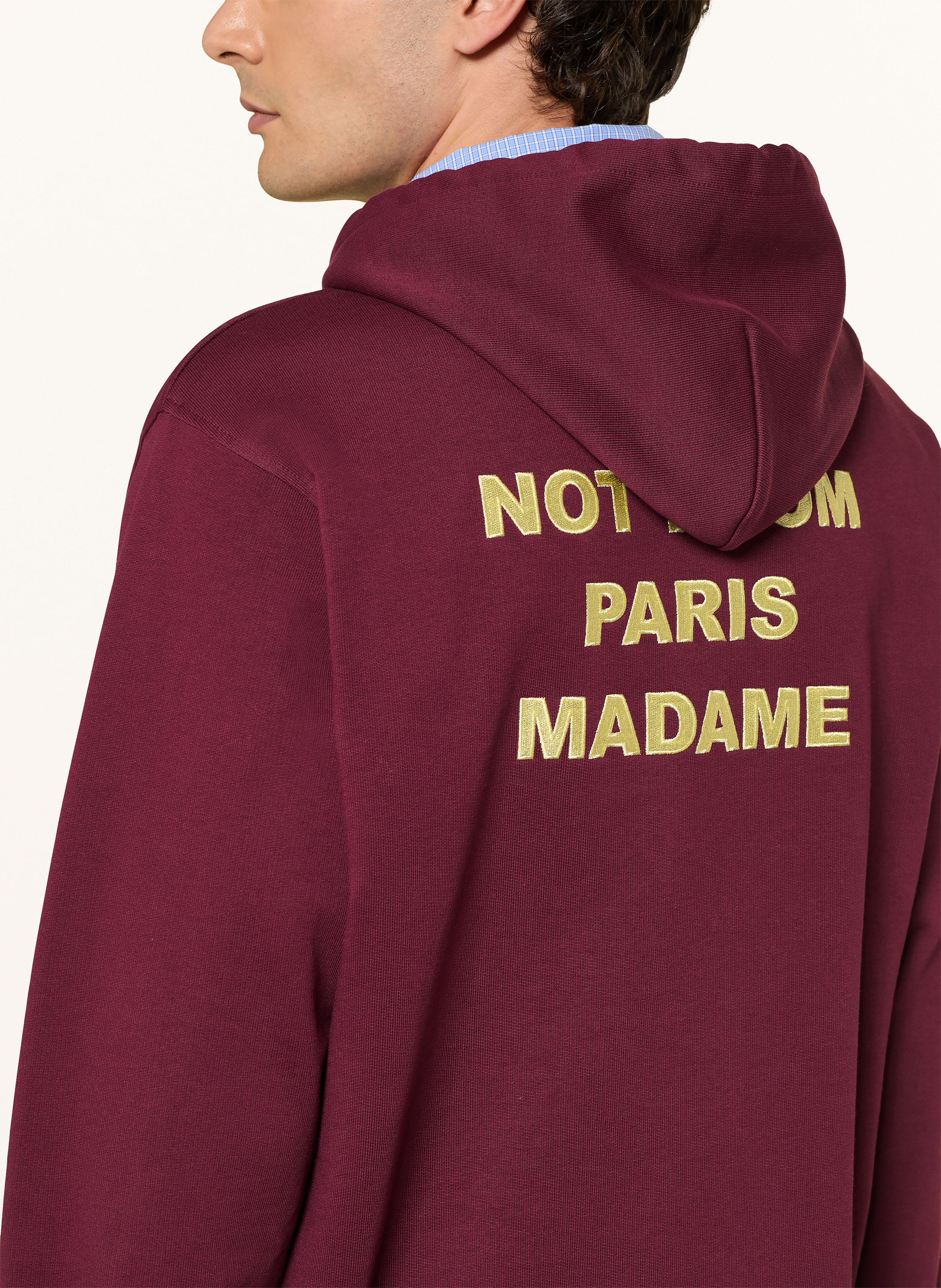 Thumbnail - Drôle De Monsieur Hoodie Le Hoodie Slogan rot