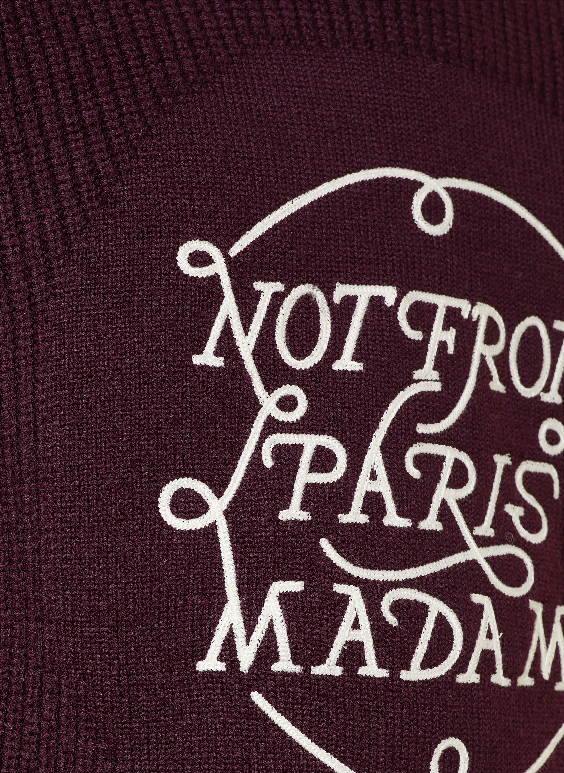 Thumbnail - Drôle De Monsieur Pullover La Maille Aus Merinowolle rot