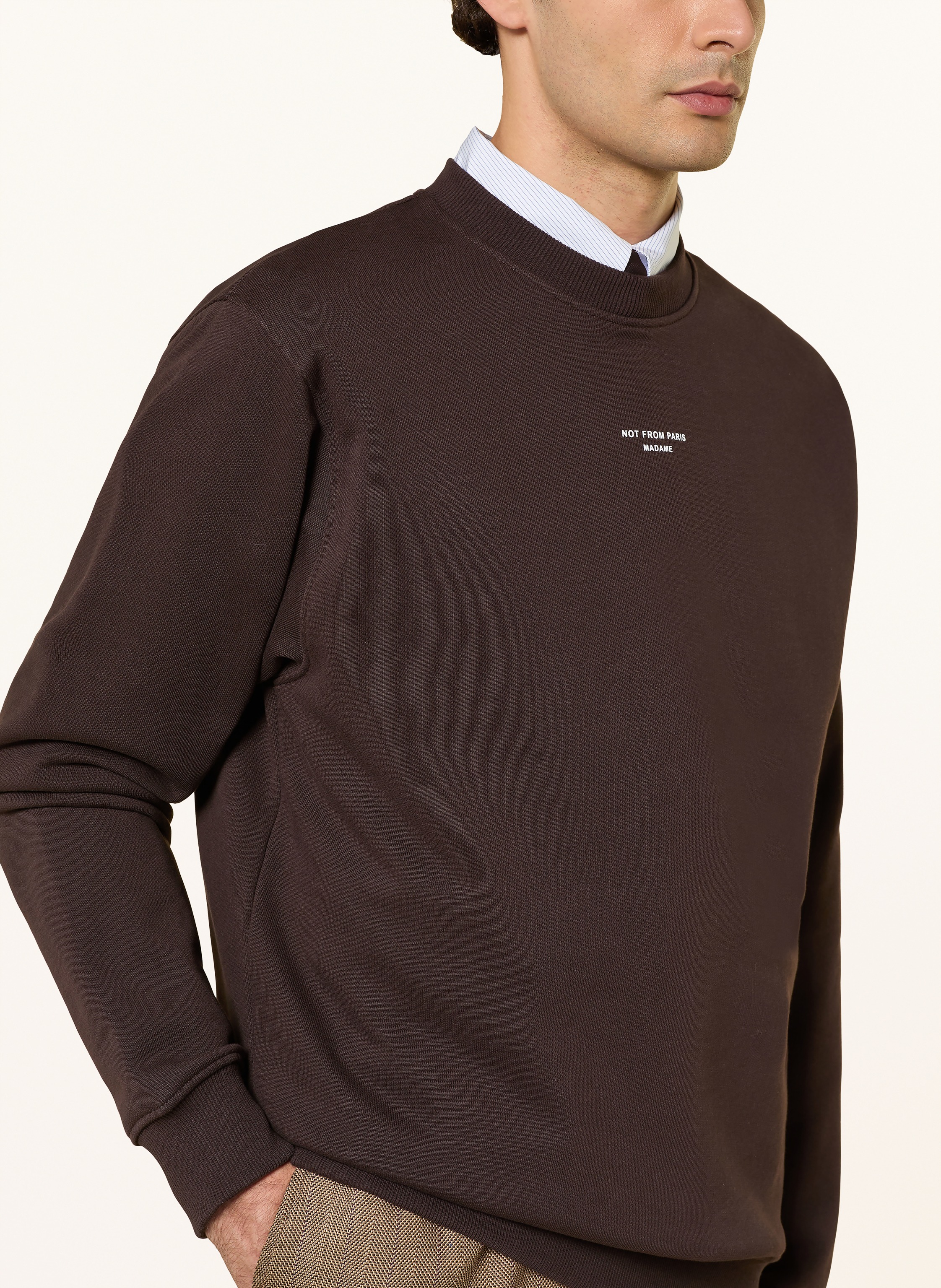 Thumbnail - Drôle De Monsieur Sweatshirt braun