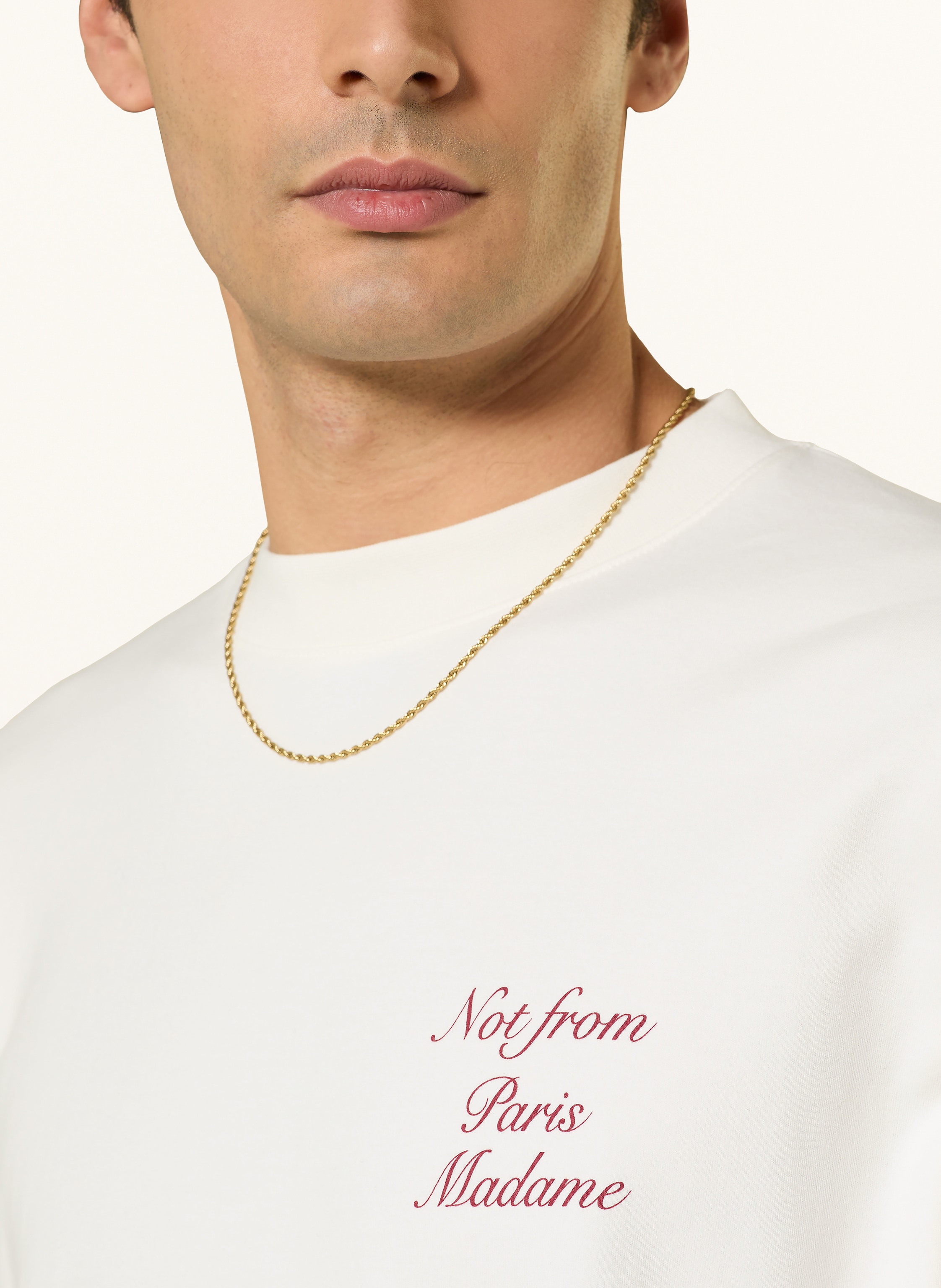 Thumbnail - Drôle De Monsieur Longsleeve Le T-Shirt Slogan Calligraphy weiss