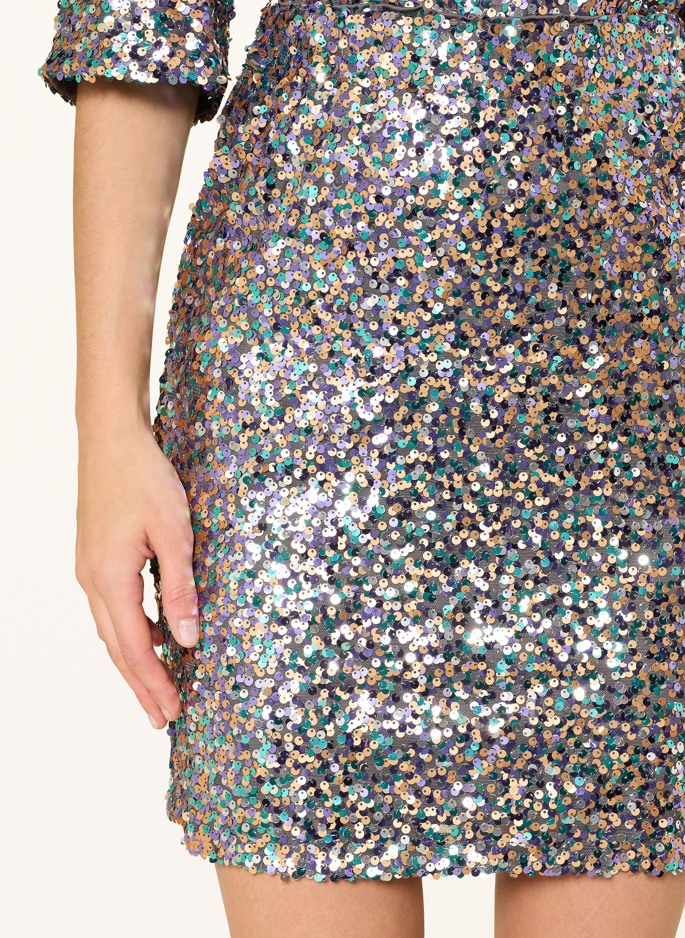 Thumbnail - Lollys Laundry Rock Annall Mit Pailletten silber