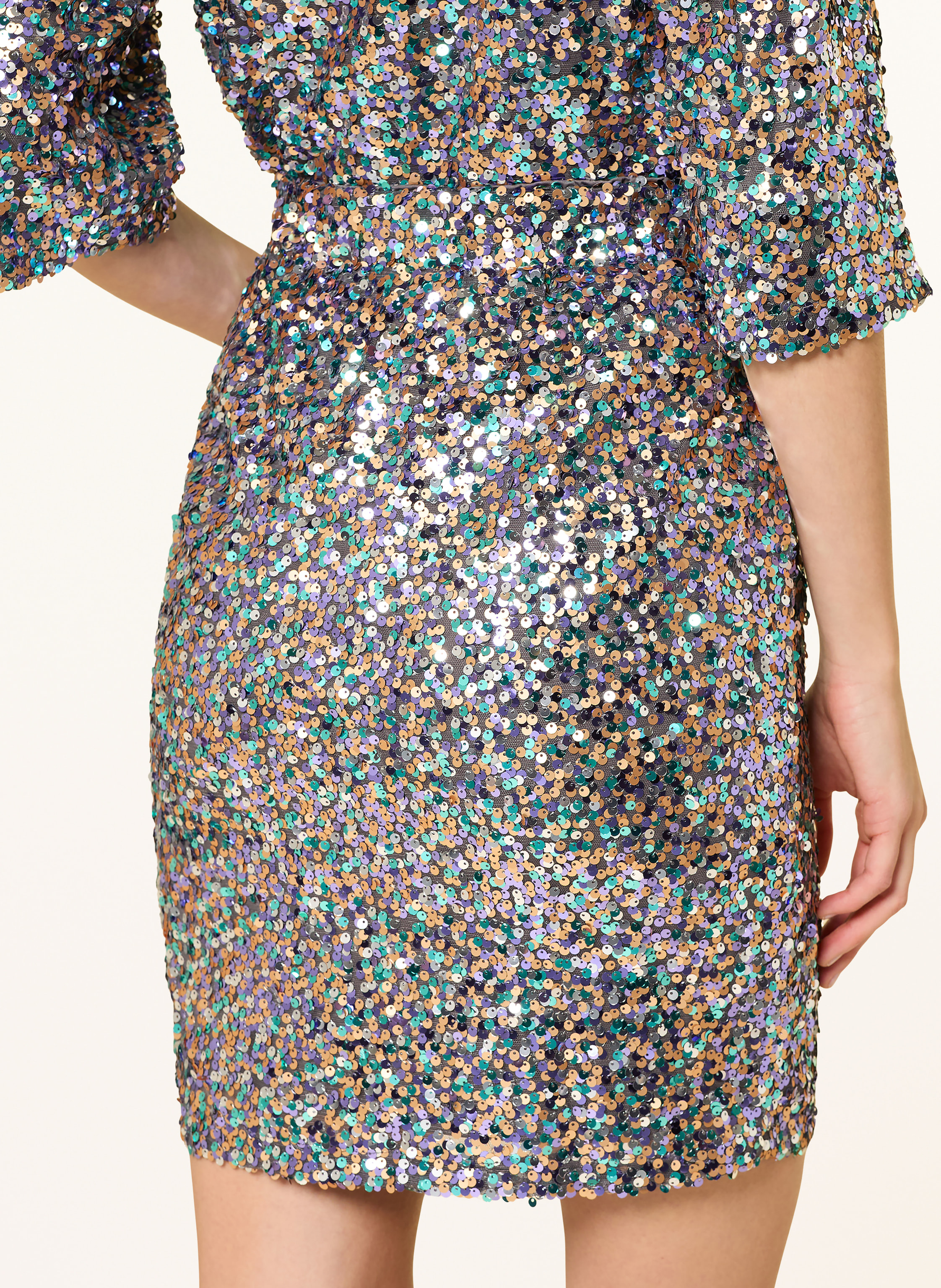 Thumbnail - Lollys Laundry Rock Annall Mit Pailletten silber