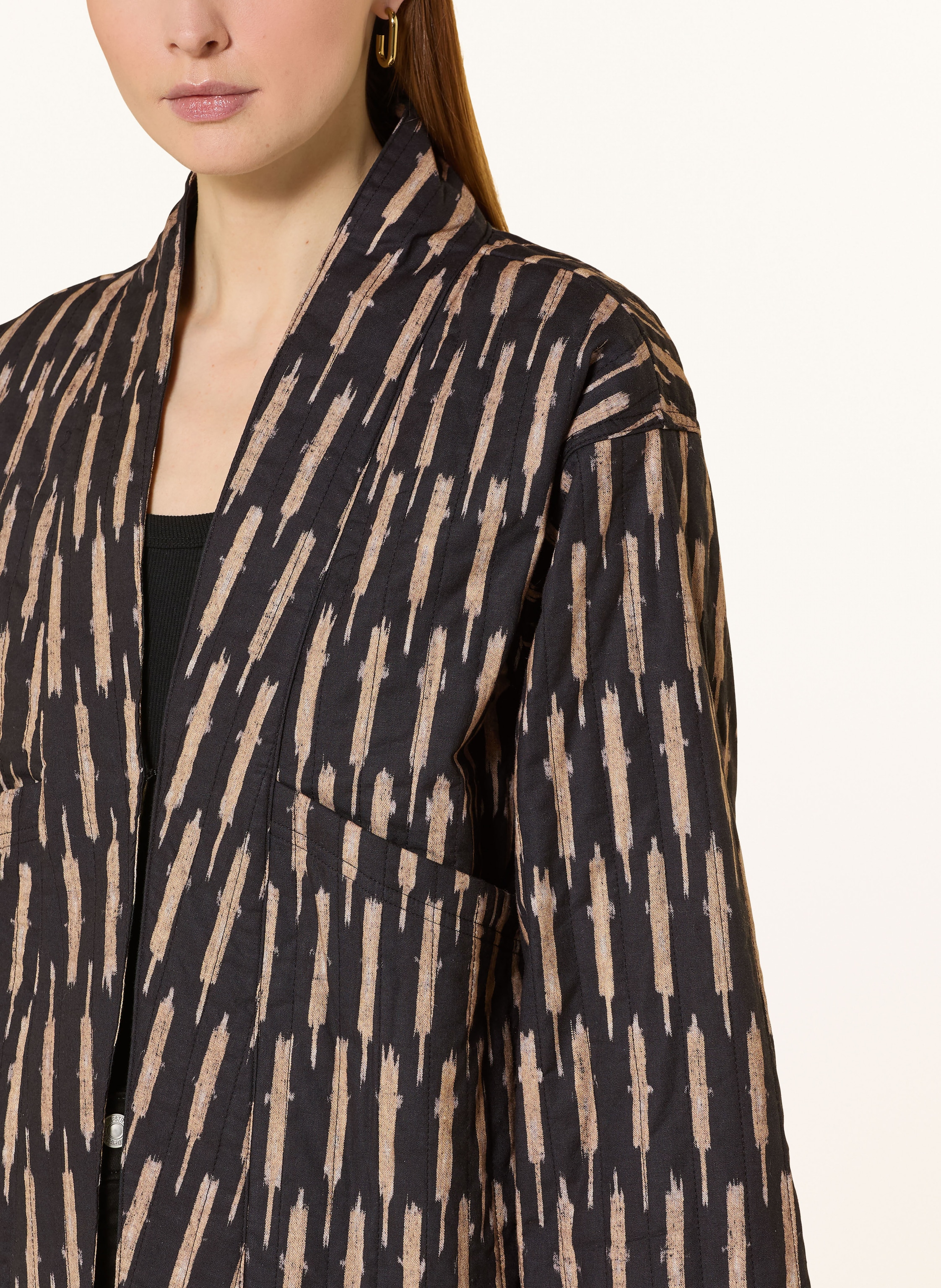 Thumbnail - Lollys Laundry Overshirt Rumill schwarz