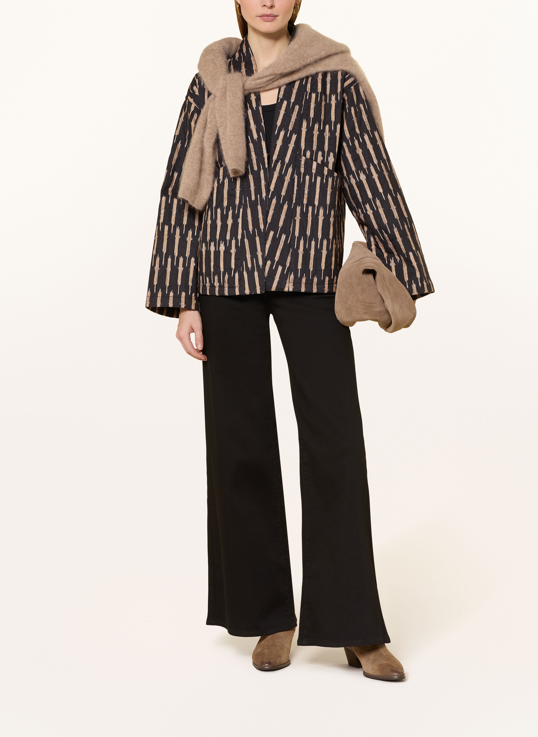 Thumbnail - Lollys Laundry Overshirt Rumill schwarz