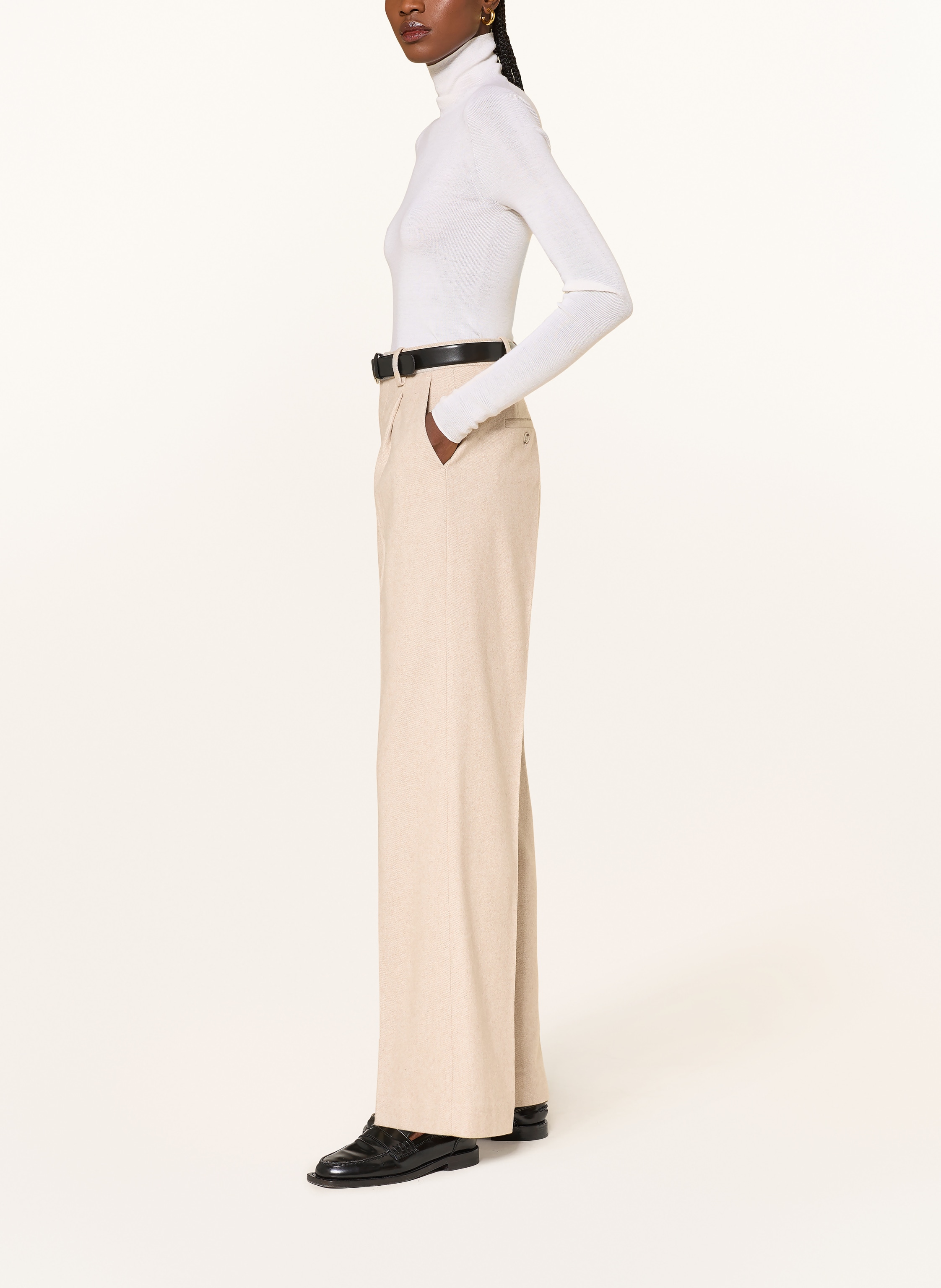 Thumbnail - Almada Label Marlenehose Penny beige