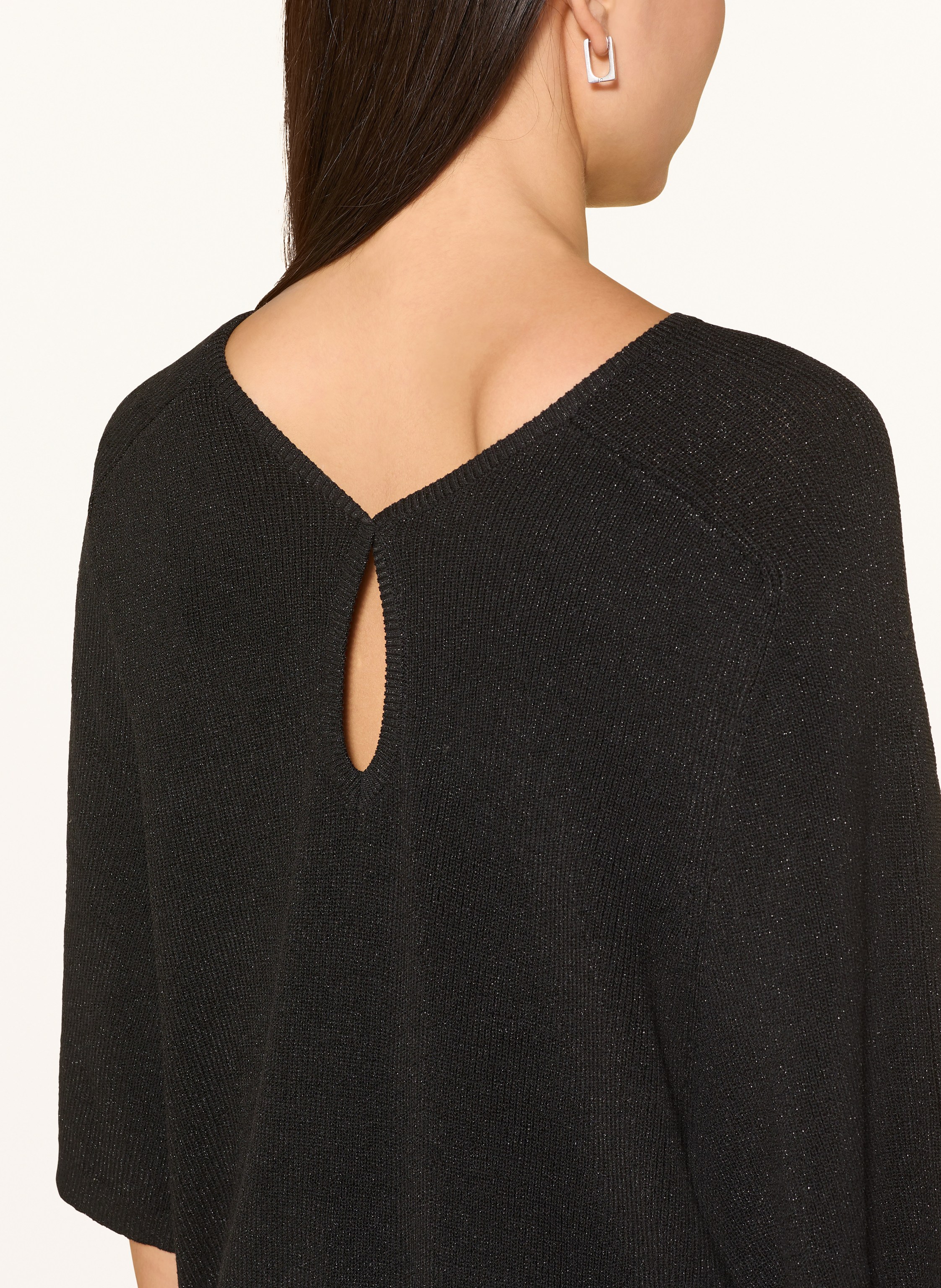 Thumbnail - Ichi Strickshirt Ihcody Mit Glitzergarn schwarz