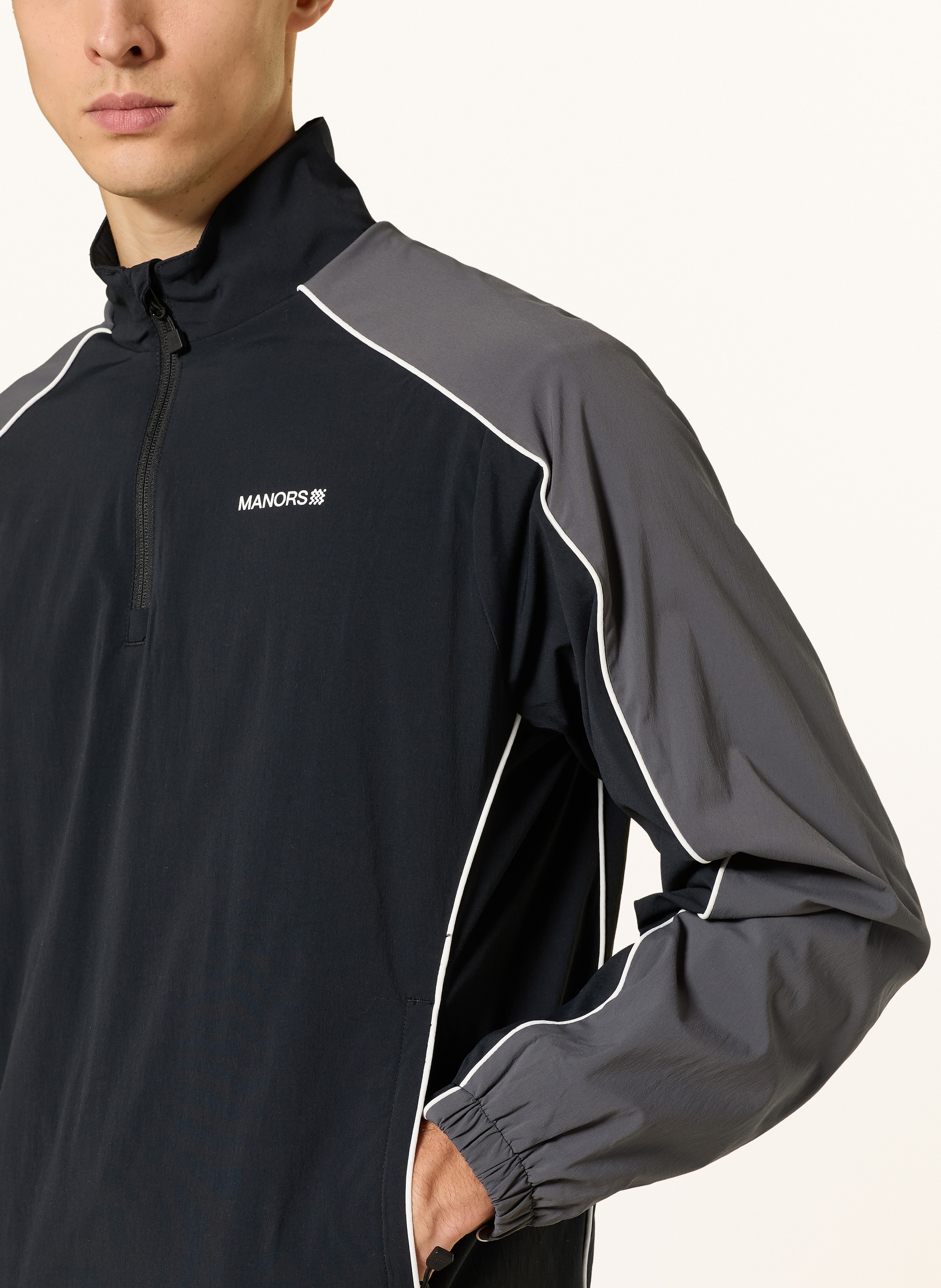 Thumbnail - Manors Golfjacke Ranger schwarz