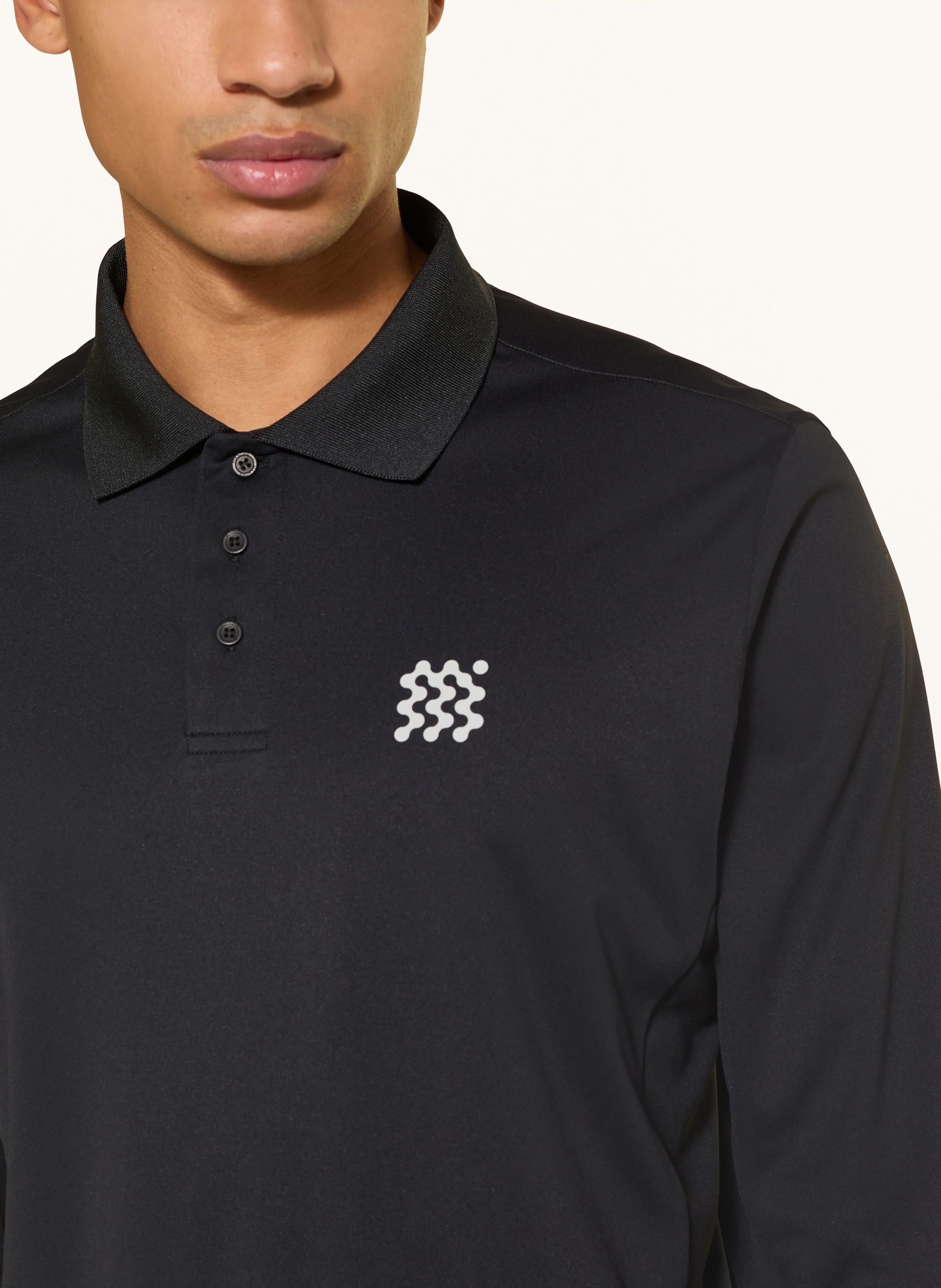 Thumbnail - Manors Funktions-Poloshirt Course schwarz